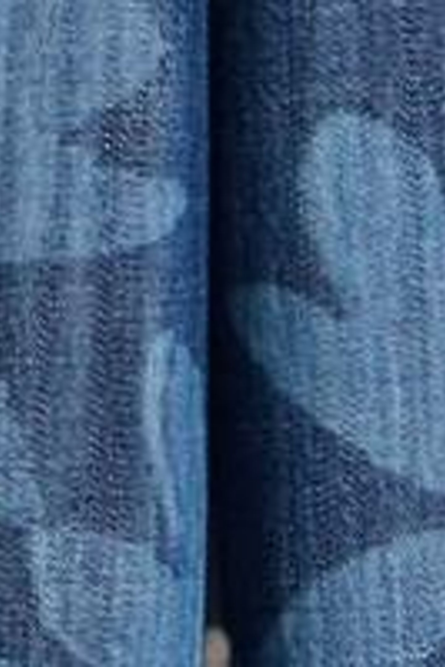 FARAH DENIM WIDE LEG TROUSER DENIM PRINT 7
