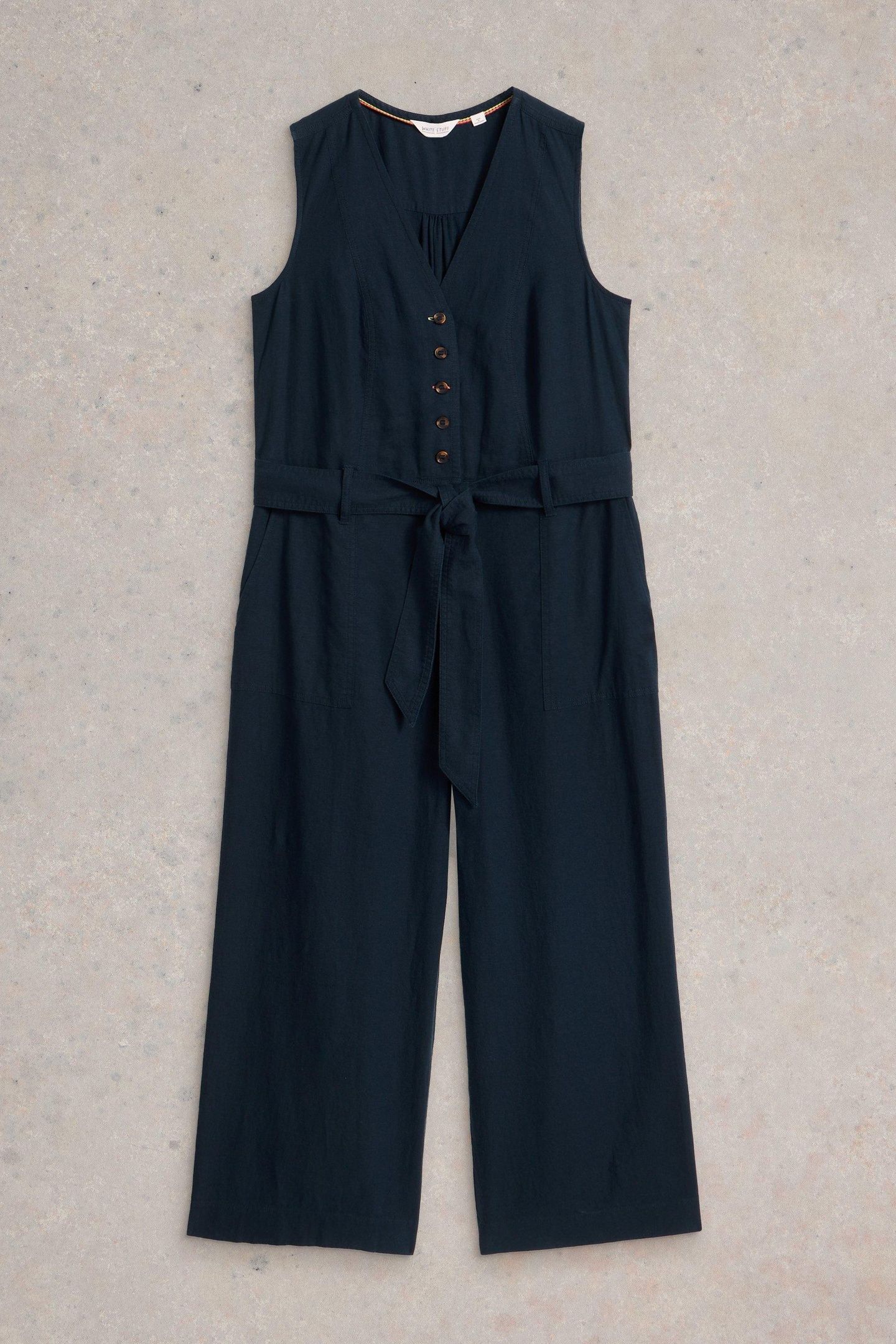 BETTY WIDE LEG JUMPSUIT DARK NAVY 4