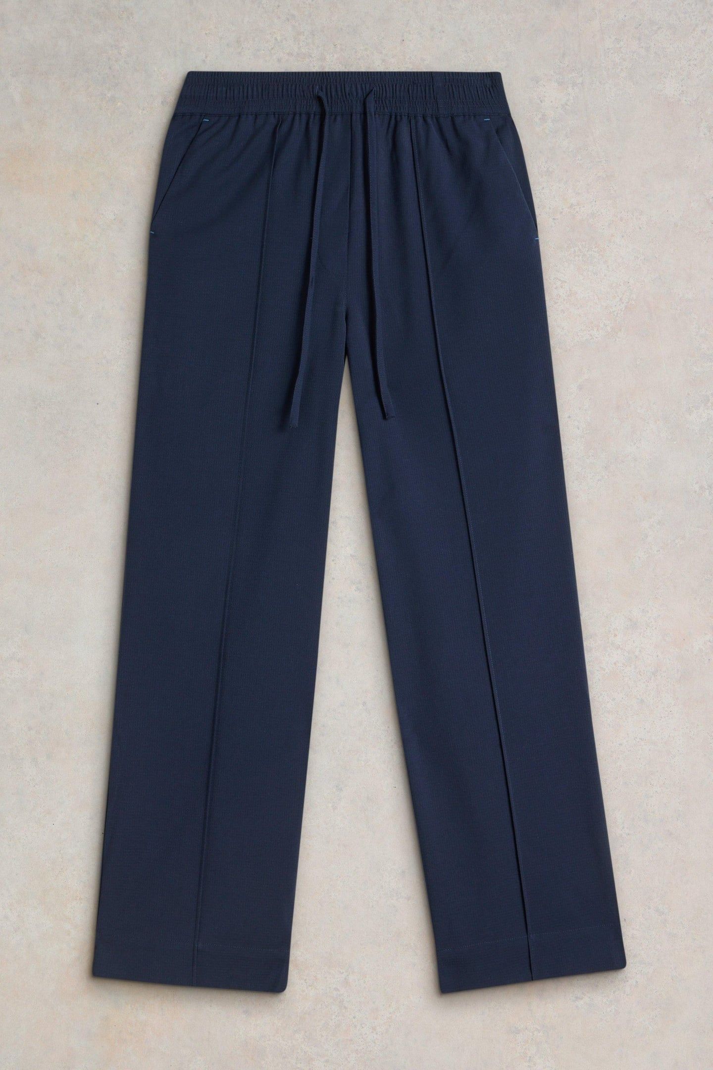 FREDA WIDE LEG TROUSER DARK NAVY 4