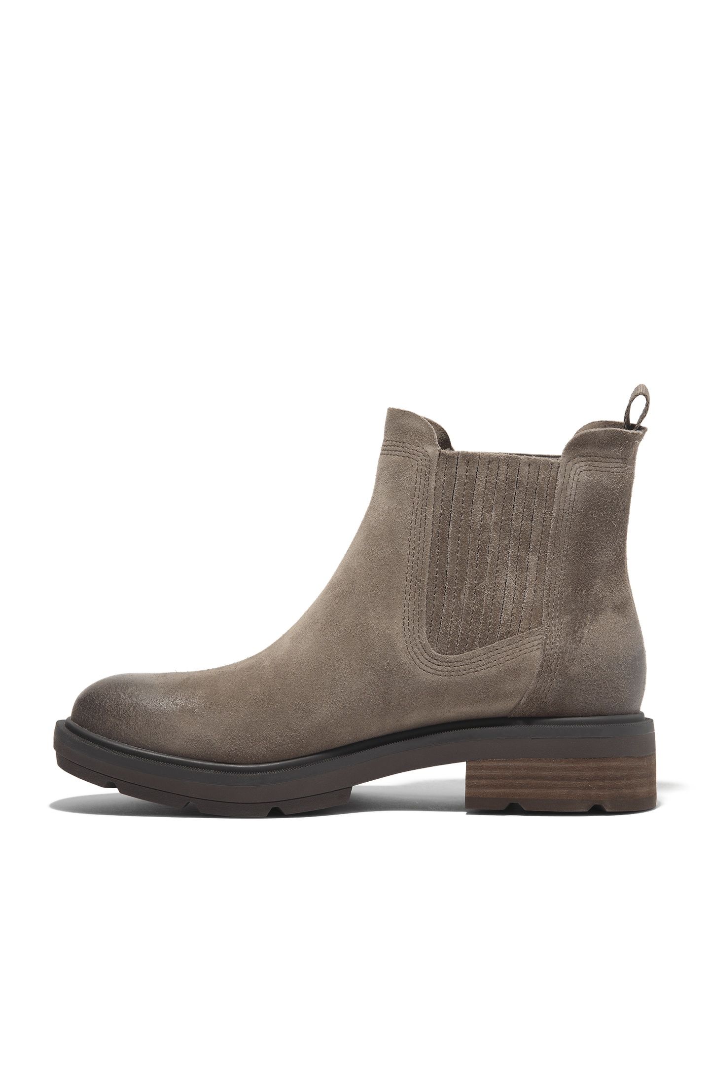 BRIMFIELD MID CHELSEA BOOT MEDIUM BROWN SUEDE 3