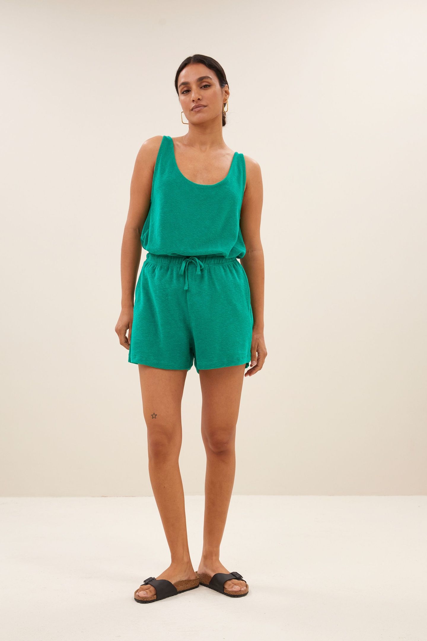 KID SLUB SHORTS GREEN LAKE 3