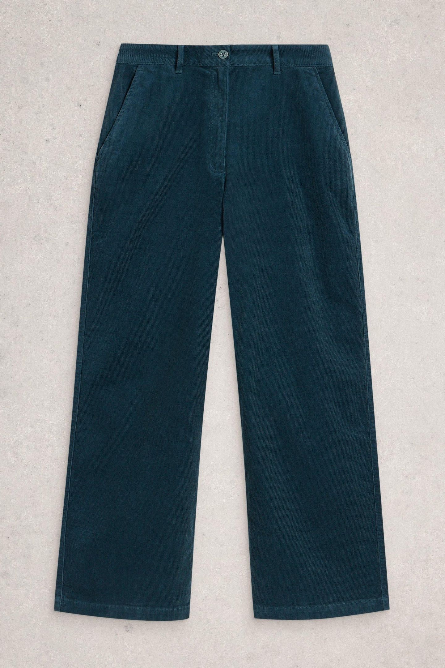ELLA CORD WIDE LEG TROUSER DARK BLUE 1