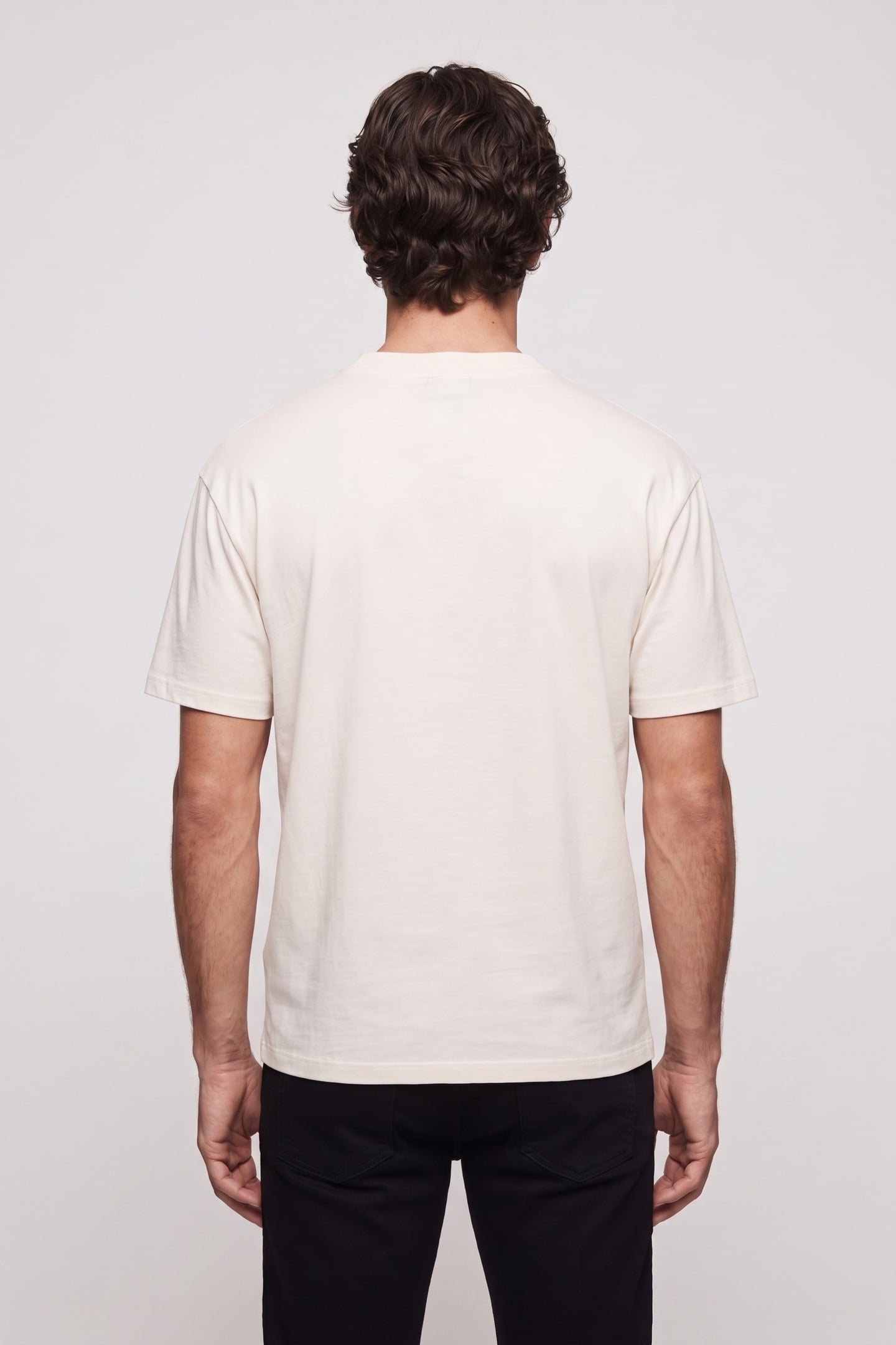 SHORT-SLEEVED T-SHIRT WITH PRINT ECRU 3