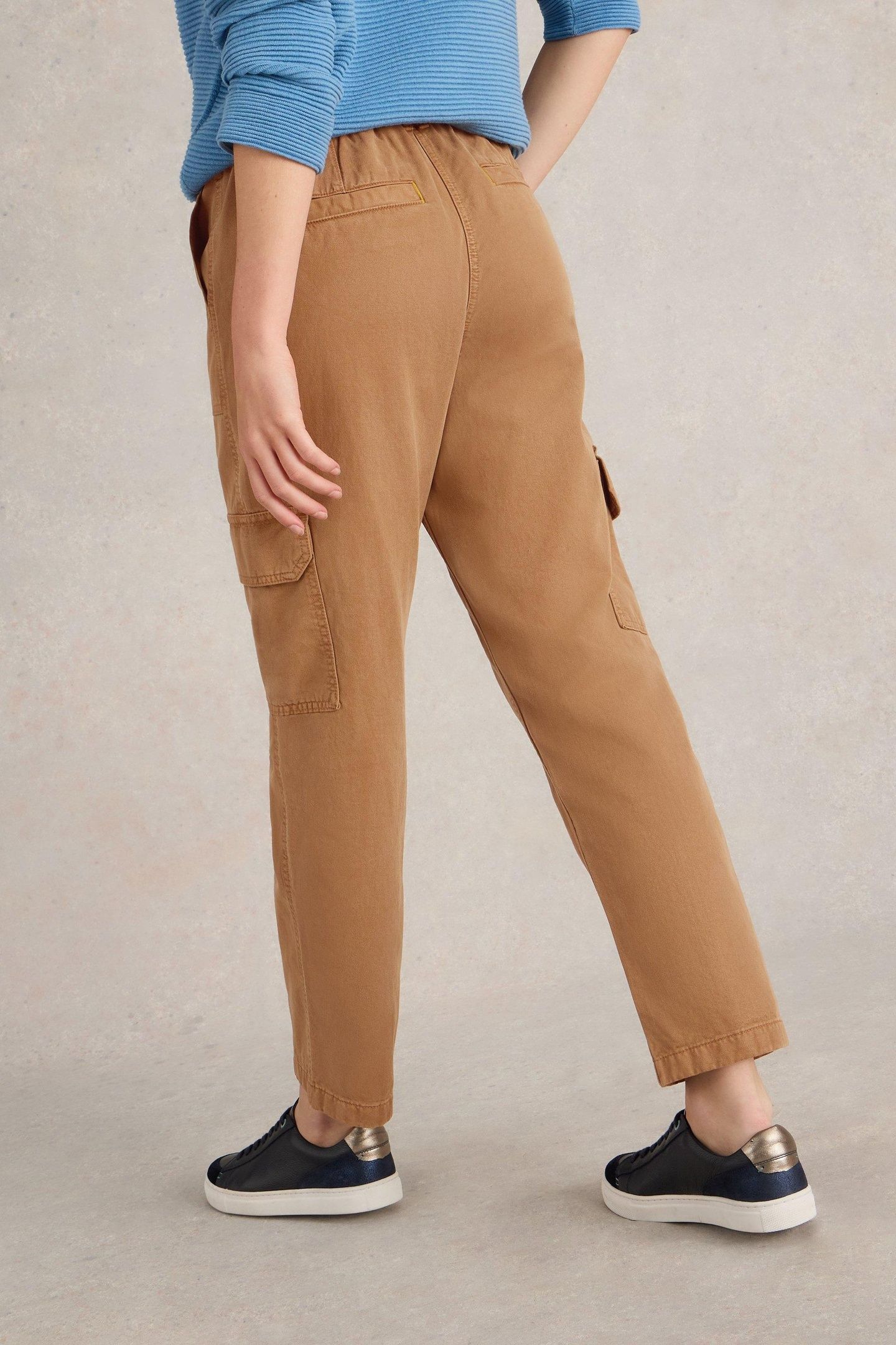 CLOVER CARGO TROUSER MID TAN 3