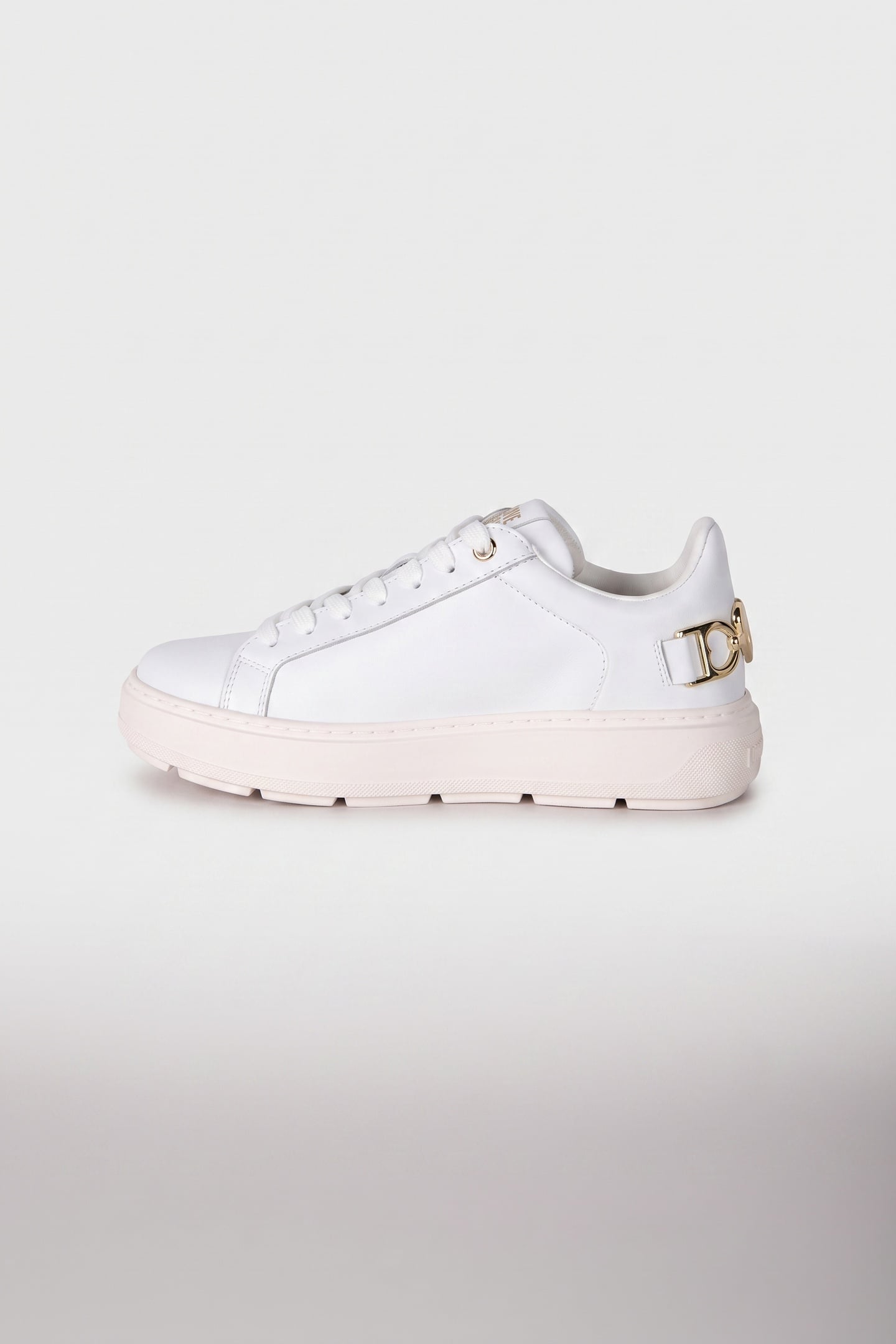 BOLD LOVE CALFSKIN SNEAKERS WHITE 2