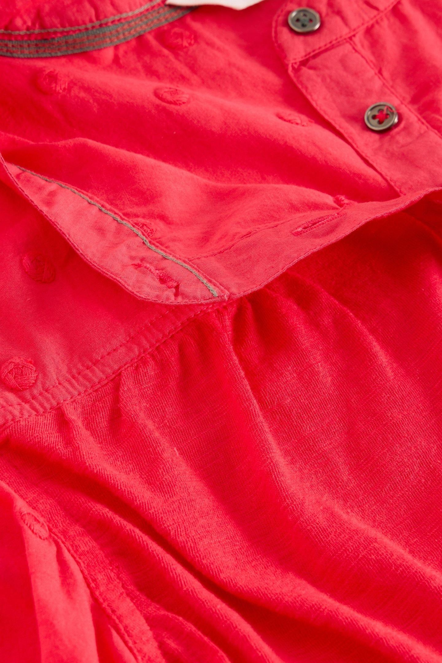 ELISE DOBBY MIX TOP BRIGHT PINK 6