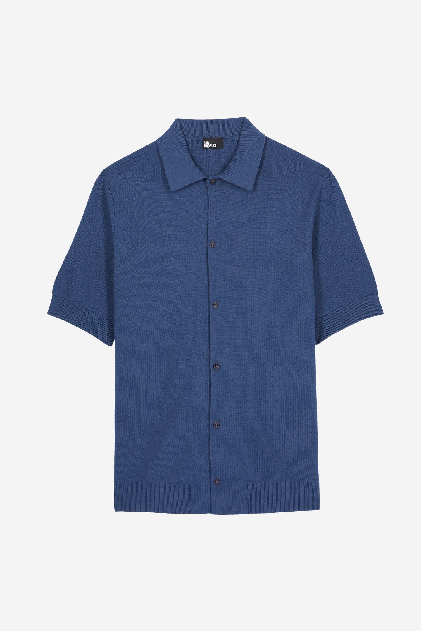 SHORT-SLEEVED CARDIGAN MIDDLE NAVY 5