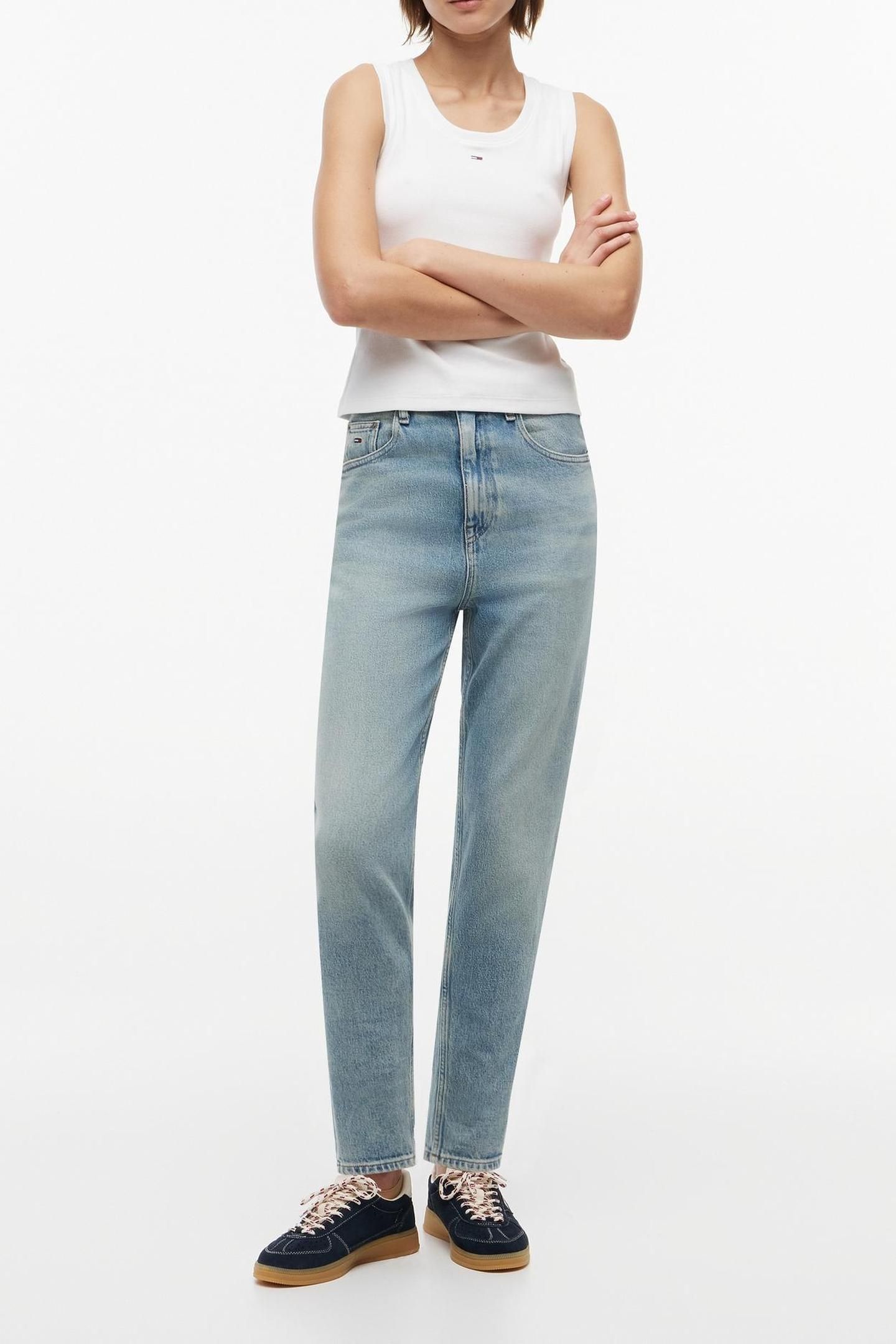 MOM JEAN TAPERED DENIM LIGHT 3