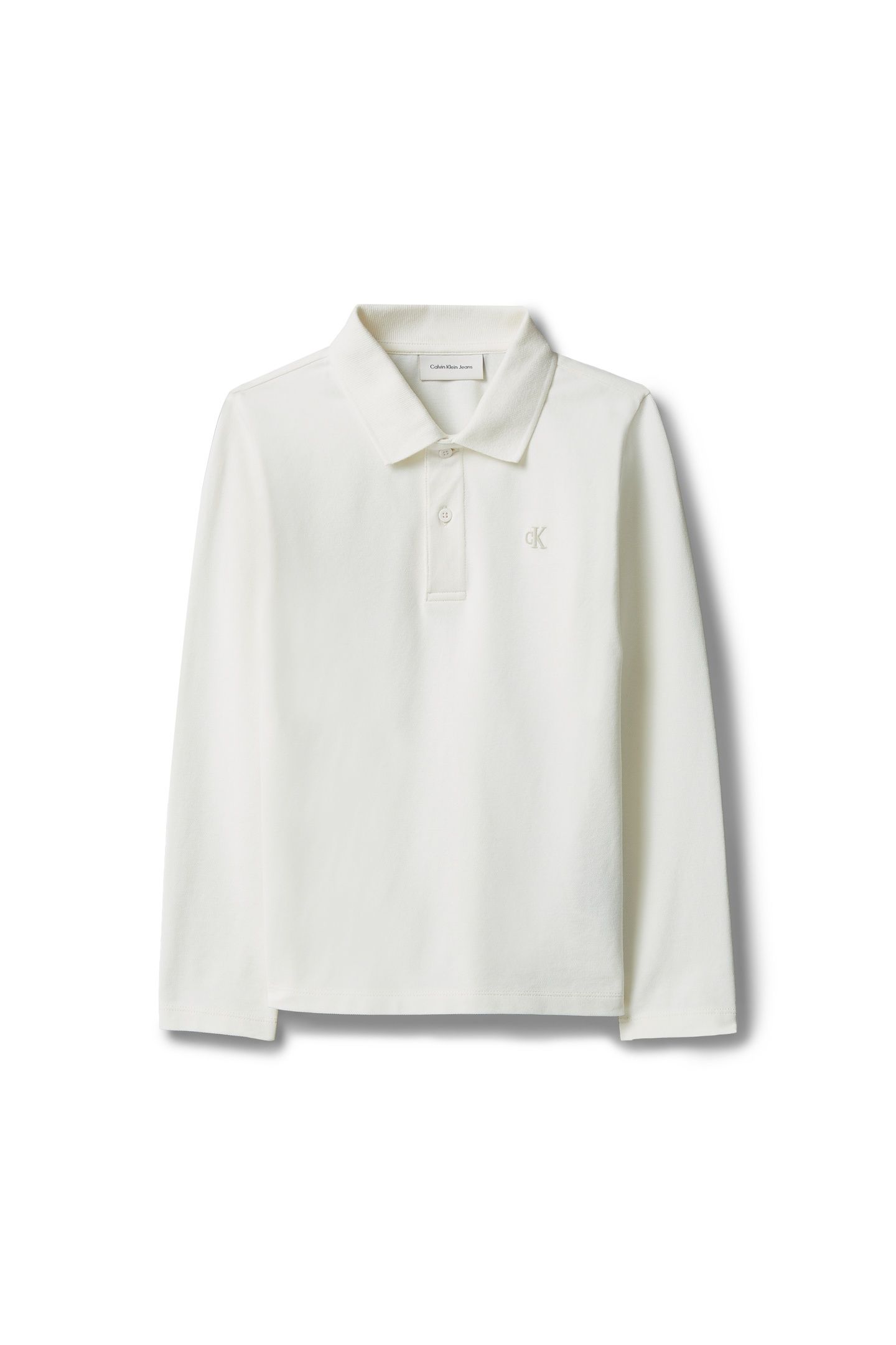 BOYS SOLID PIQUE POLO LONG SLEEVE TOFU 4