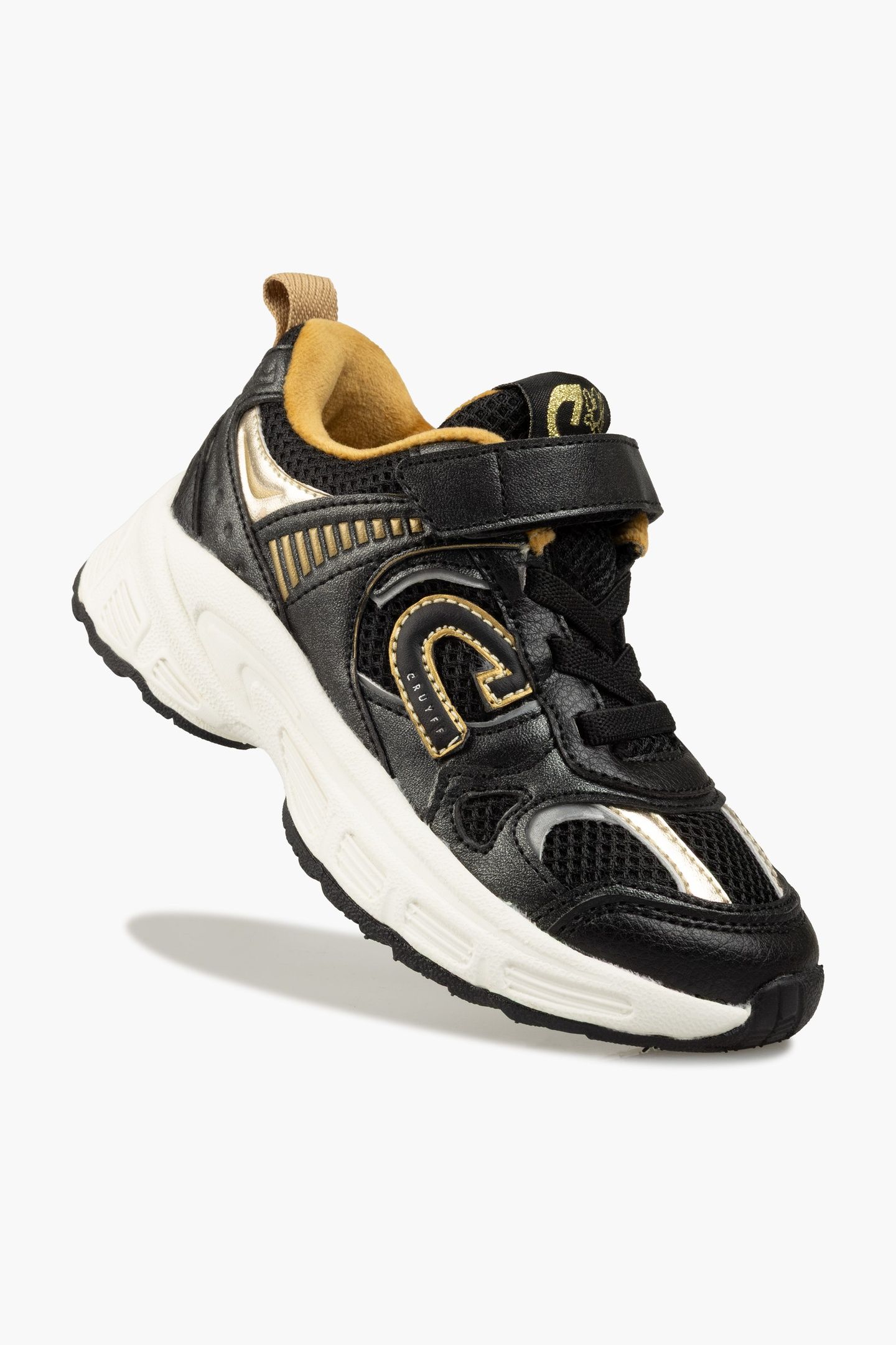MARTI VELCRO BLACK/GOLD 2