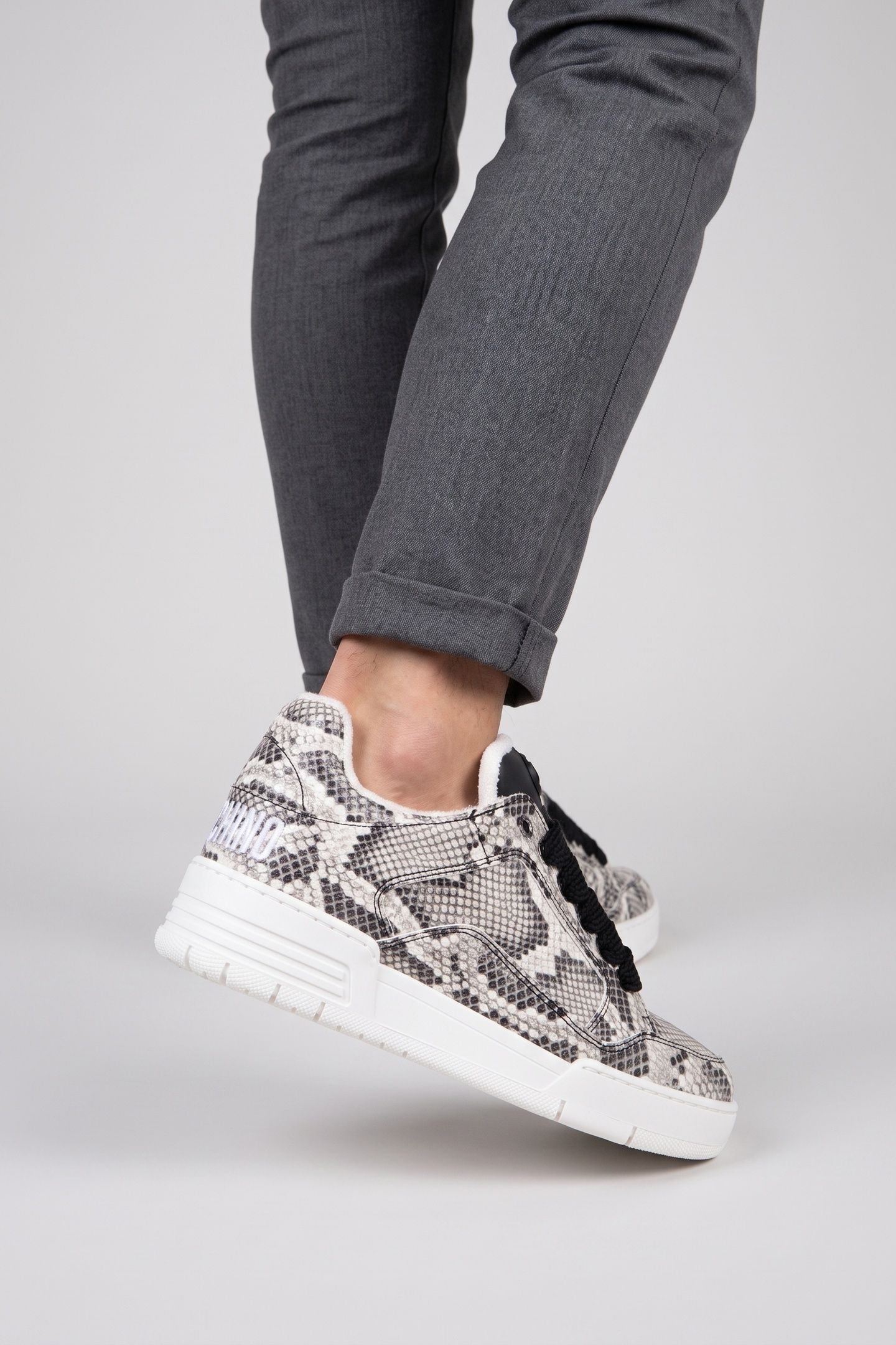 CALFSKIN SNEAKERS GREY 3