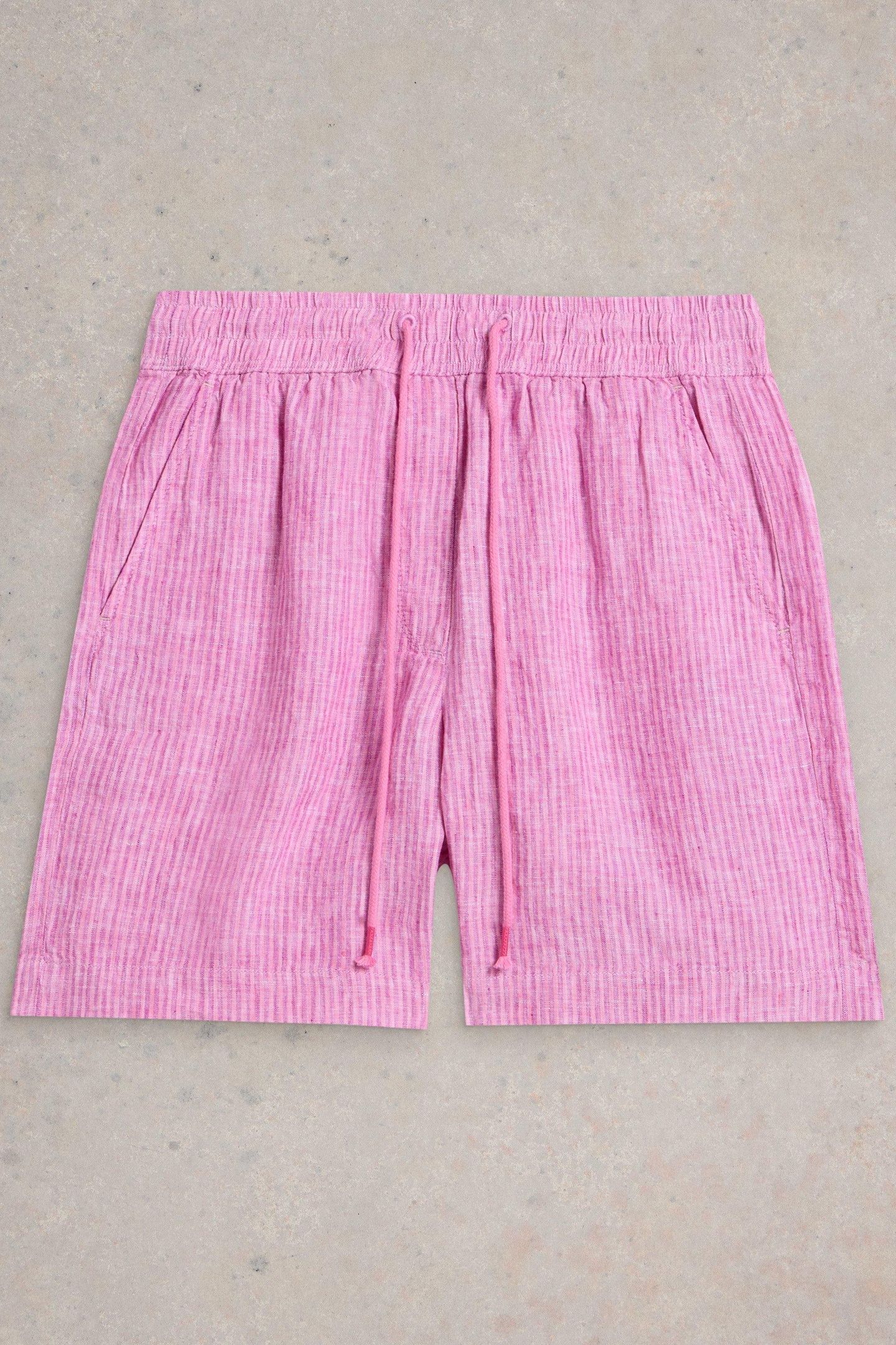 BELLE LINEN SHORT PINK MULTI 5