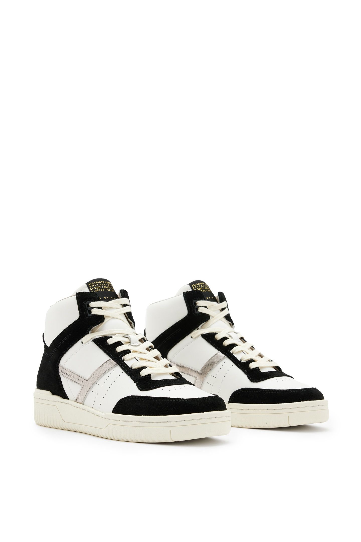PRO SUEDE HIGH TOP WHITE/BLACK/GUN 5