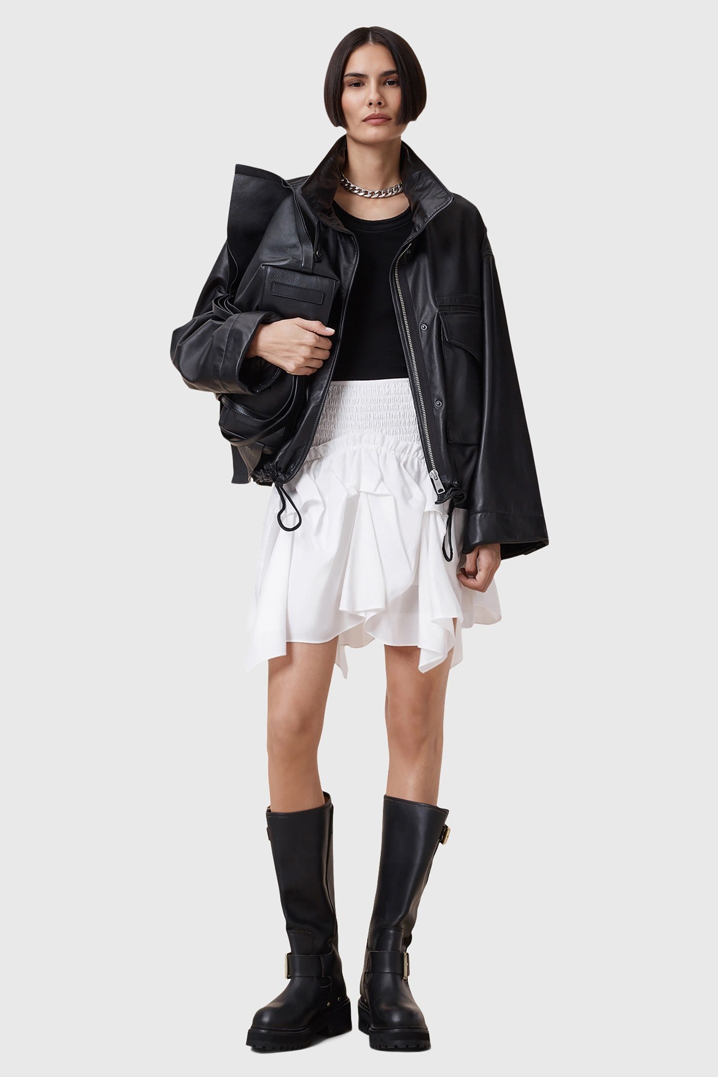 PALMER SKIRT CHALK WHITE 4