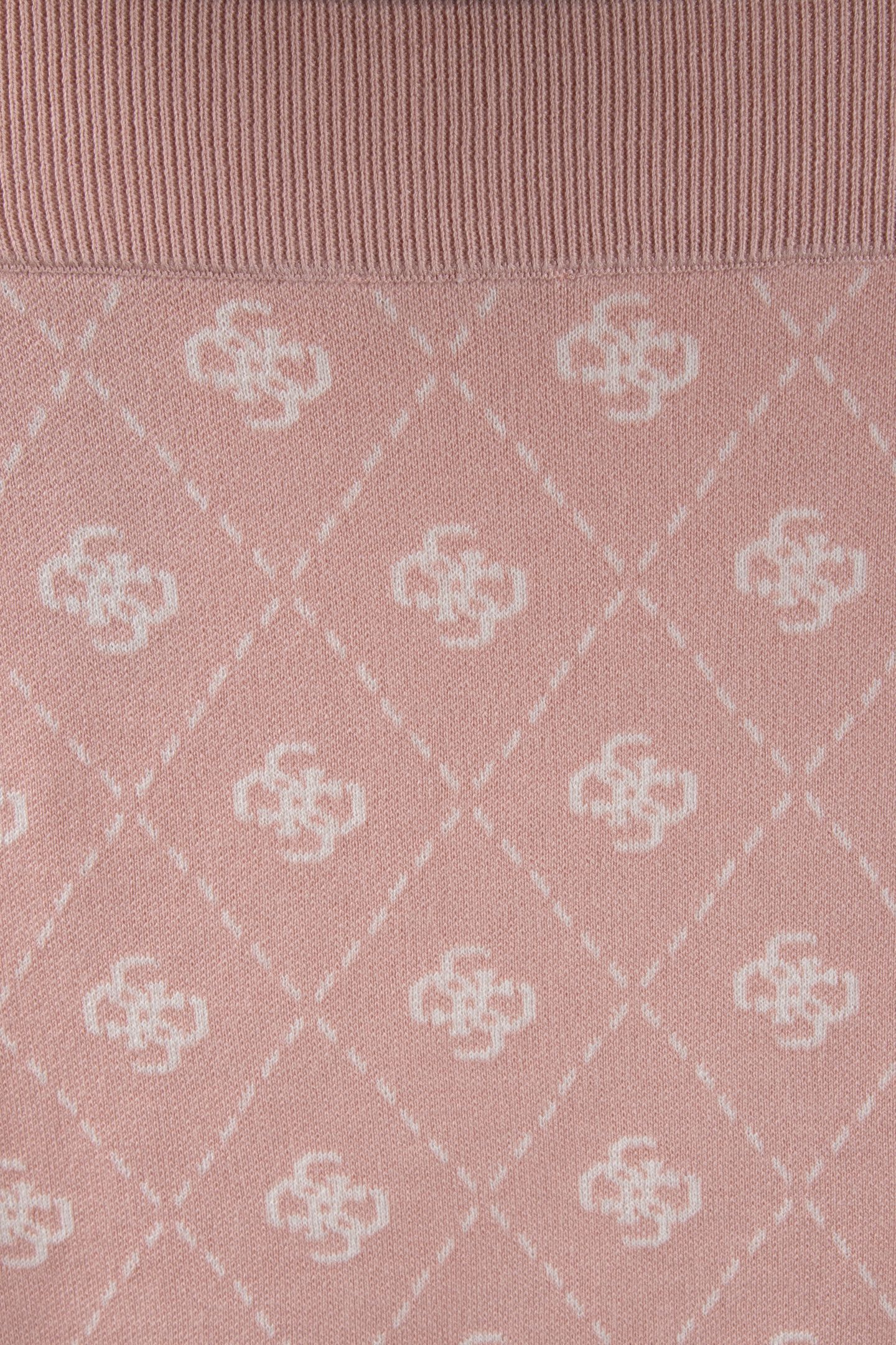 GUESS ECO SARAH 4G SKIRT SWTR MELLOW PINK AND CREA 4