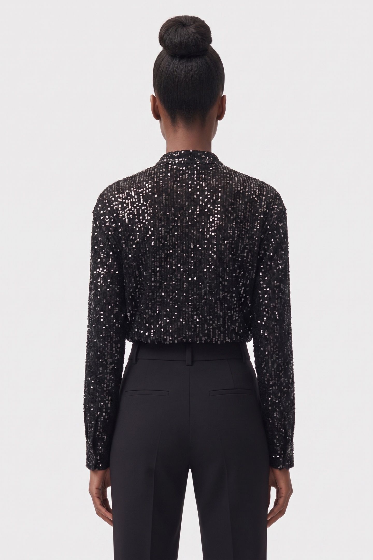IA SEQUINS SHIRT BLACK 2