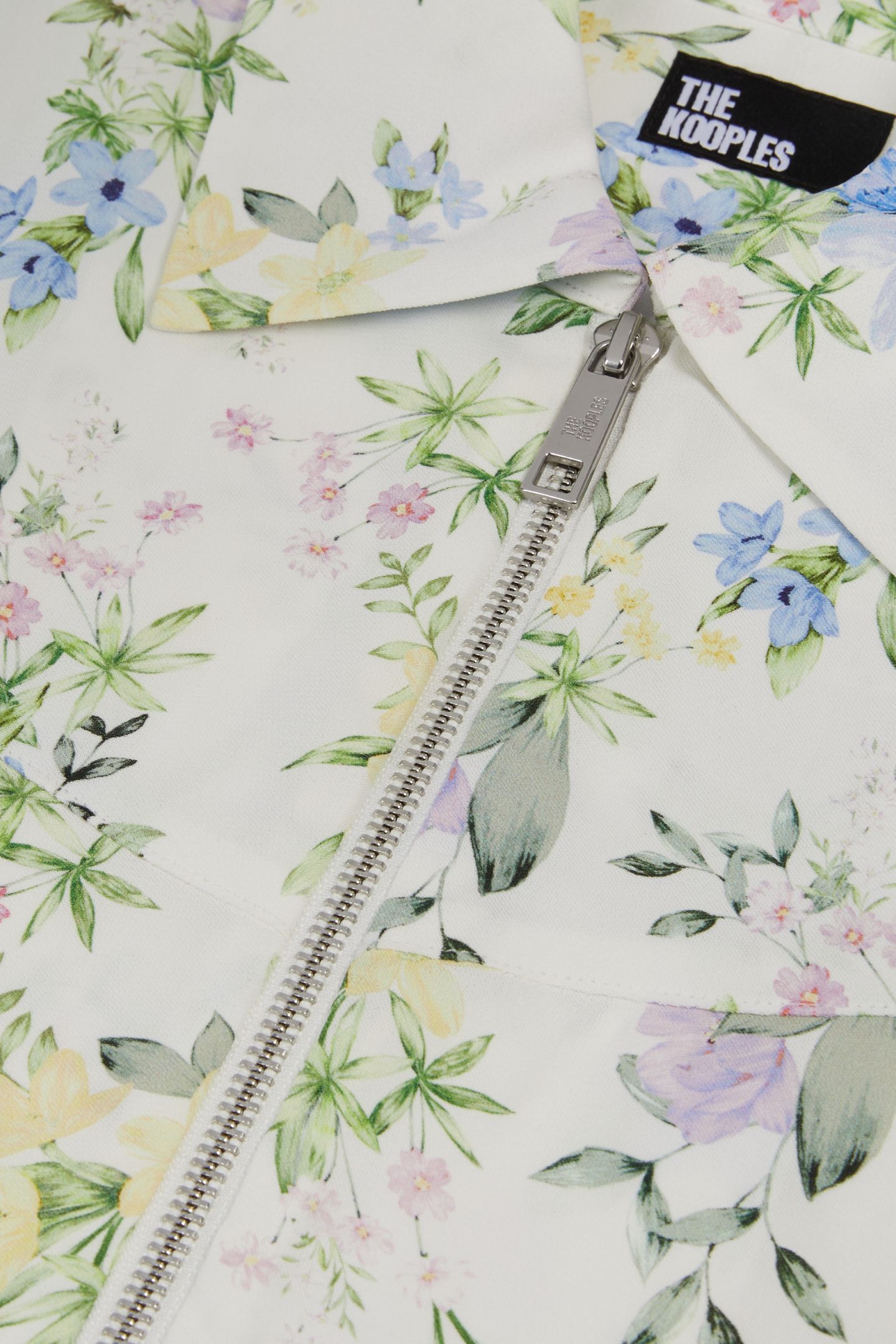 LONG-SLEEVED SHIRT W ELASTICATED ZIP WAIST LIGHTBLUE/WHITE 6