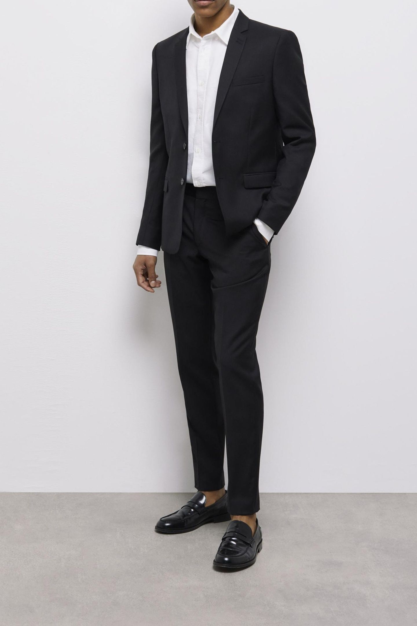 LONG-SLEEVED SHIRT WITH CLASSIC COLLAR WHITE 3