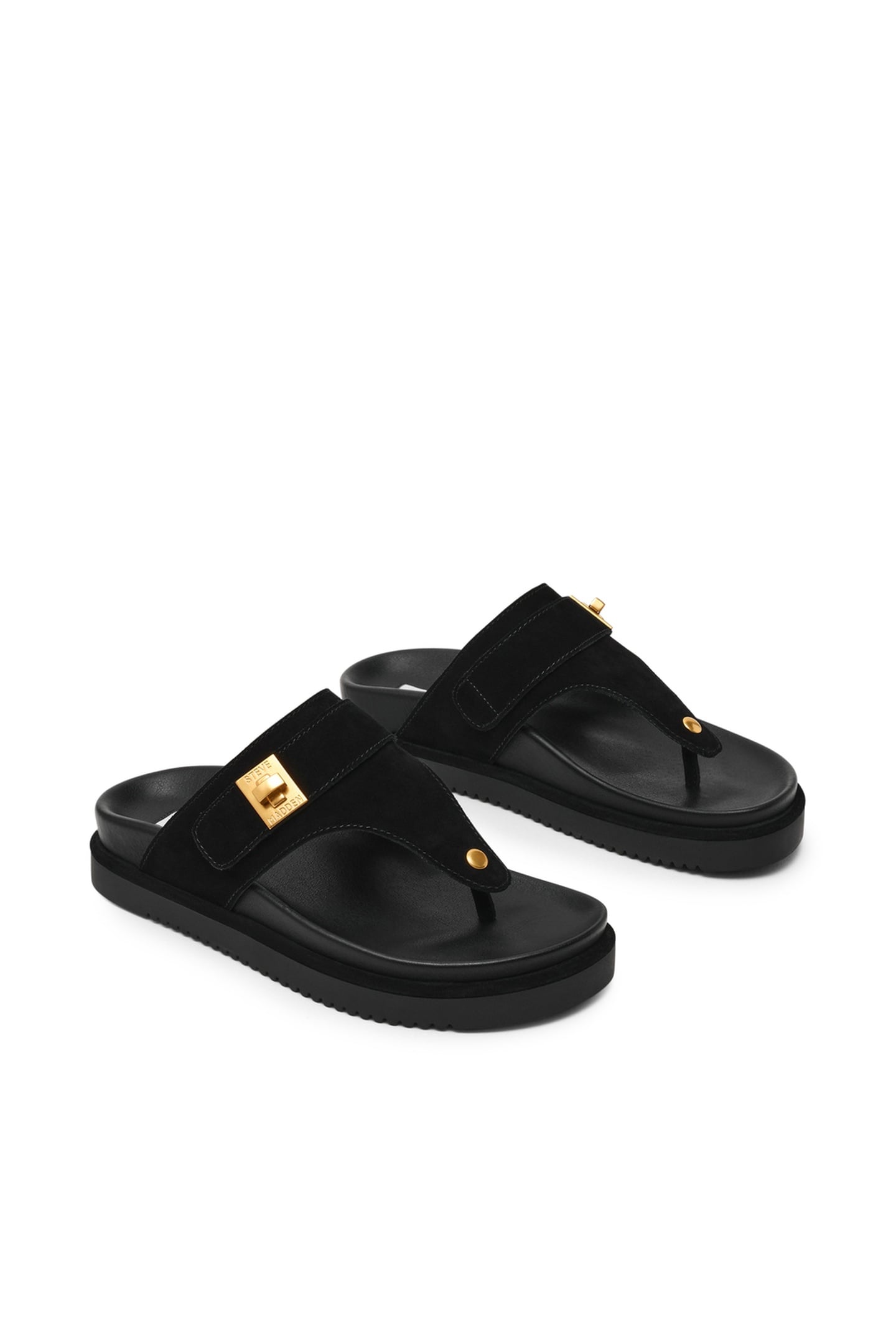 TUNED-IN SANDALS BLACK SUEDE 3