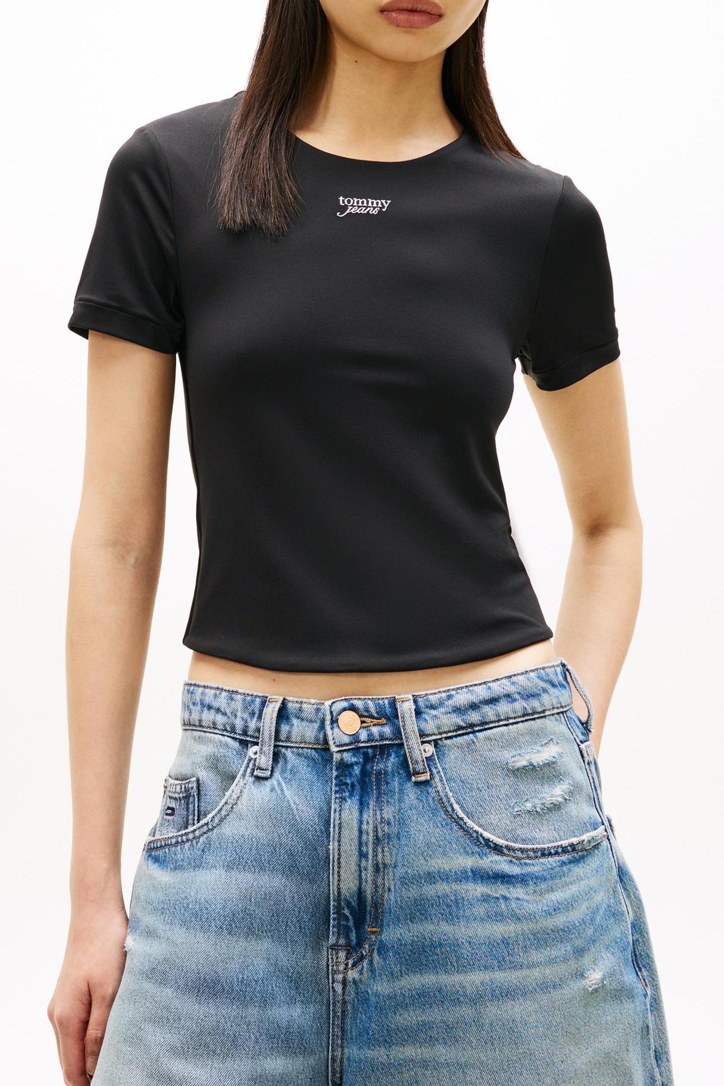 SLIM SILVER T-SHIRT BLACK 1