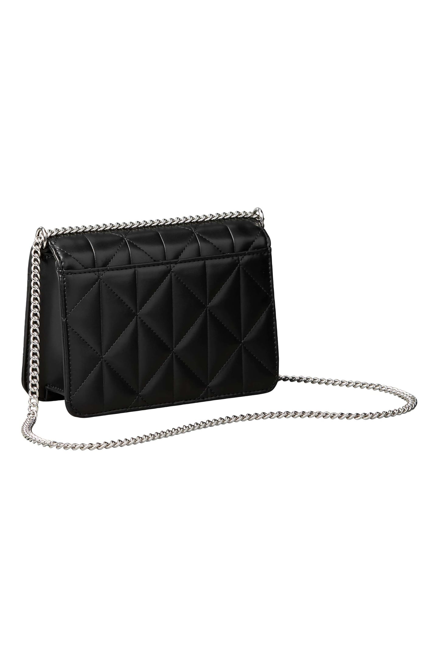 QUILTED MINI CHAIN BAG BLACK 3