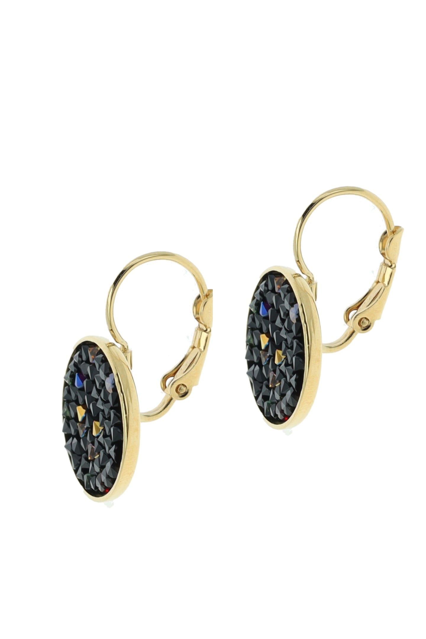 CLASSIC ROCKS EARRINGS SPARKLE BLACK 2