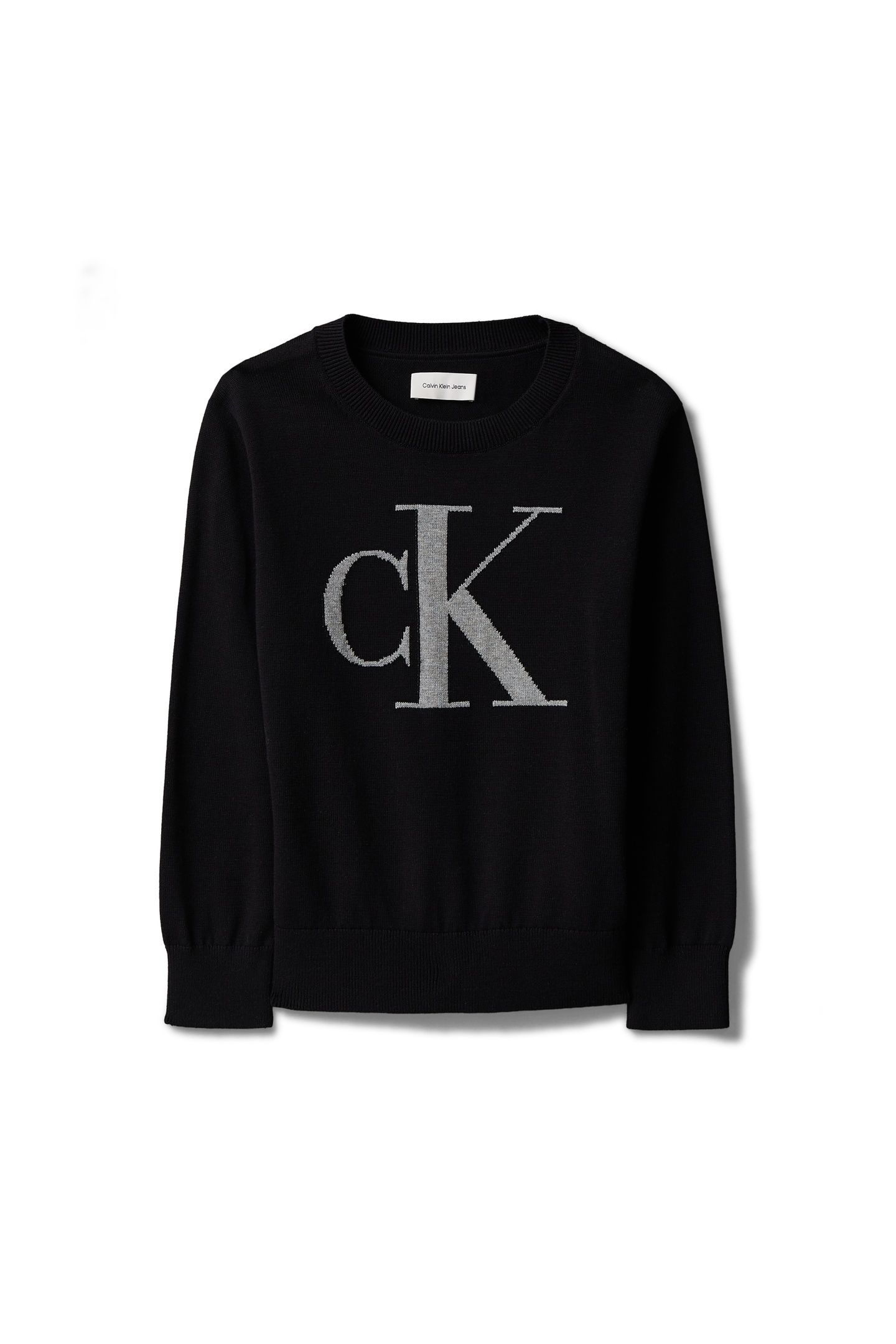 BOYS MONOGRAM REGULAR SWEATER BLACK 4
