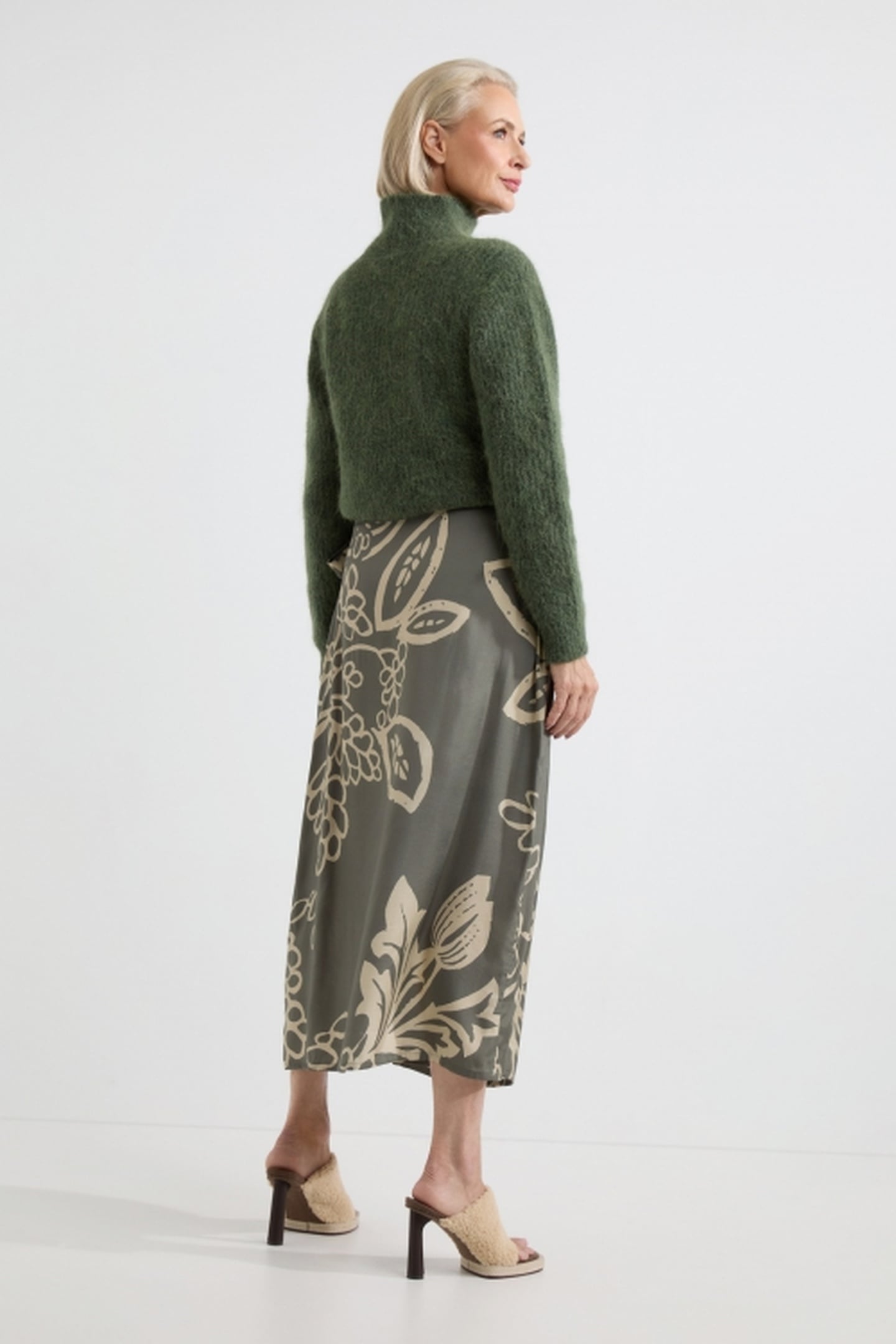 ADELINE SKIRT PESTO PRINT 3