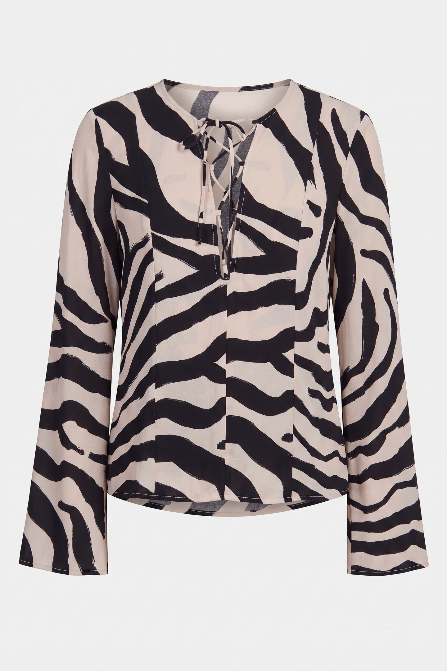 HELI AOP BLOUSE BLACK 3