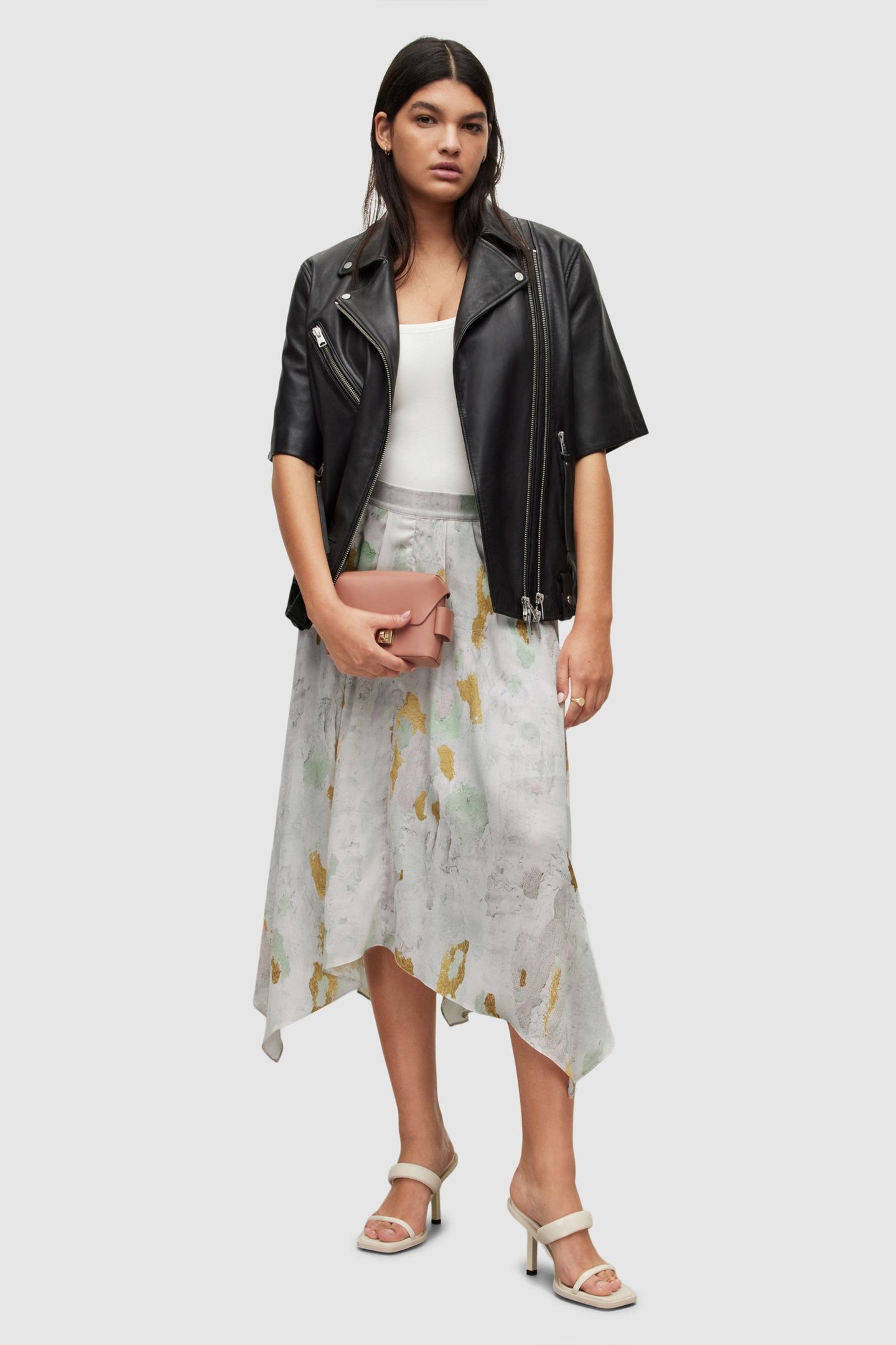 GRETA PAOLA SKIRT STONE WHITE 2