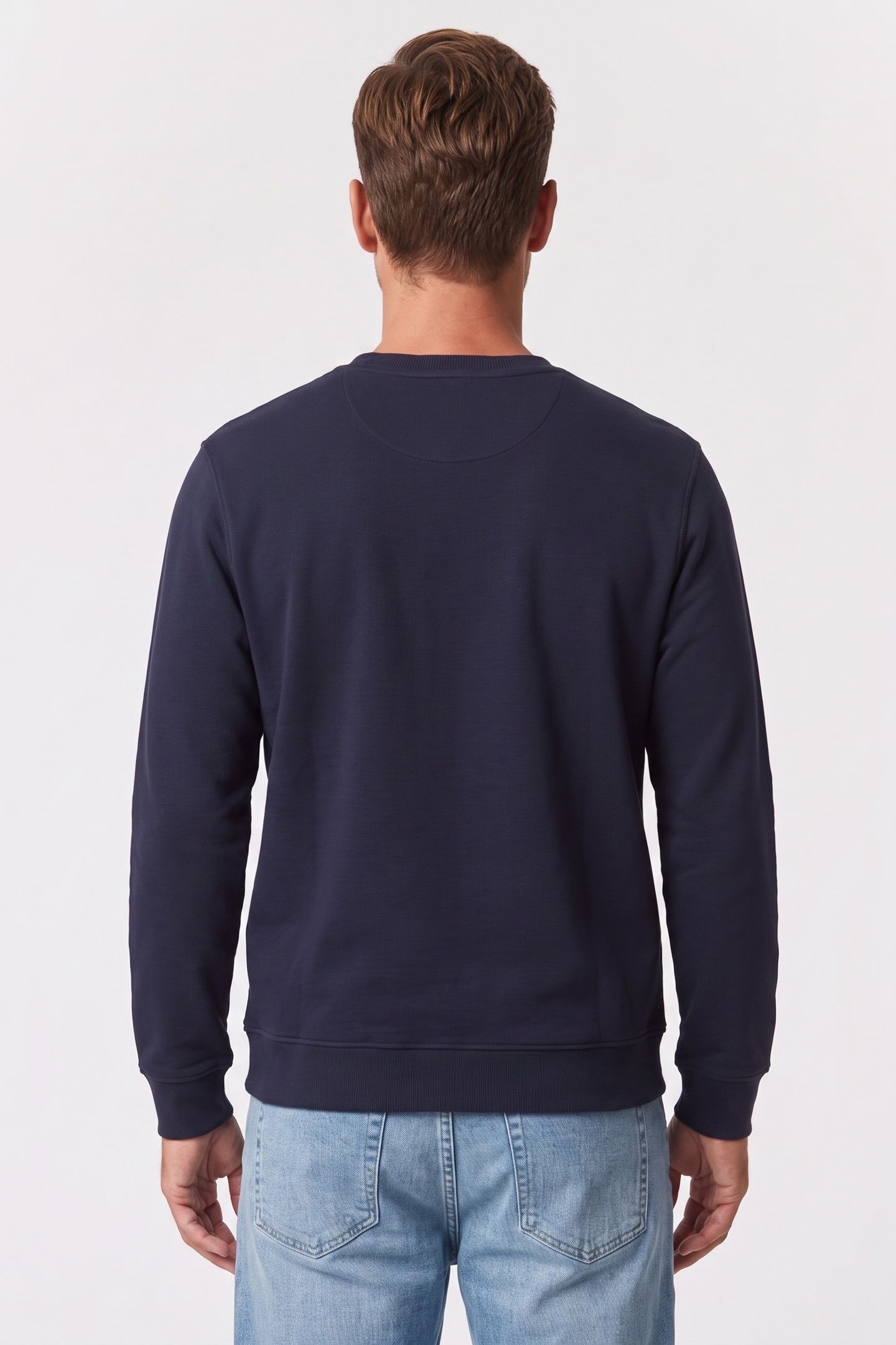 GUESS ECO BEAU CN SWEATSHIRT SMART BLUE 2