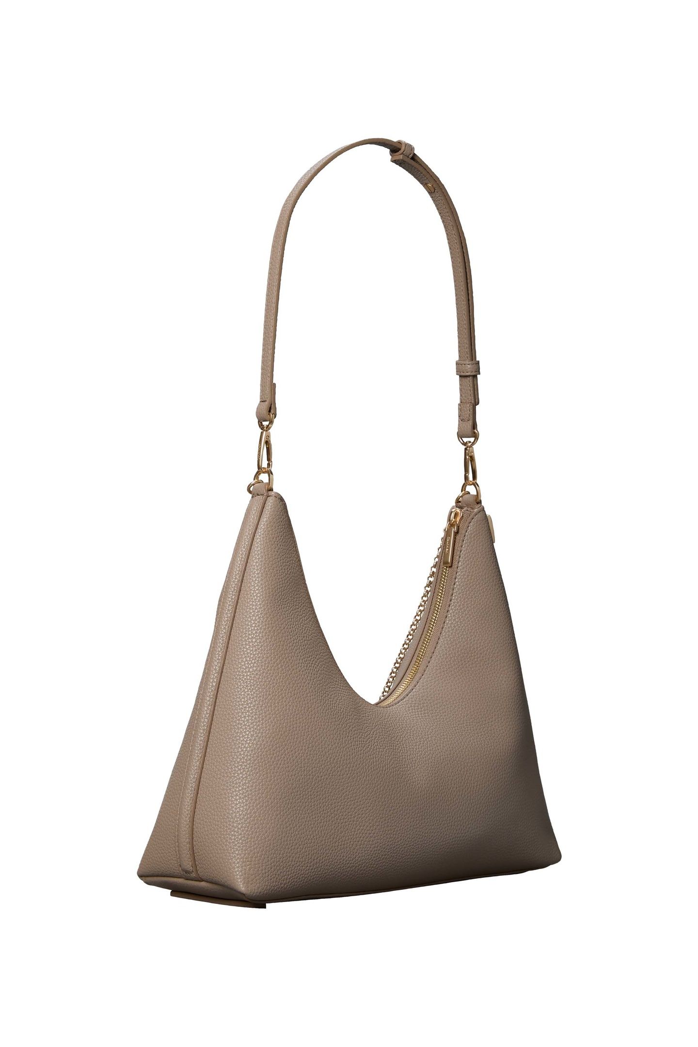 EMBLEM PEBBLE SHOULDER BAG DESERT TAUPE 3