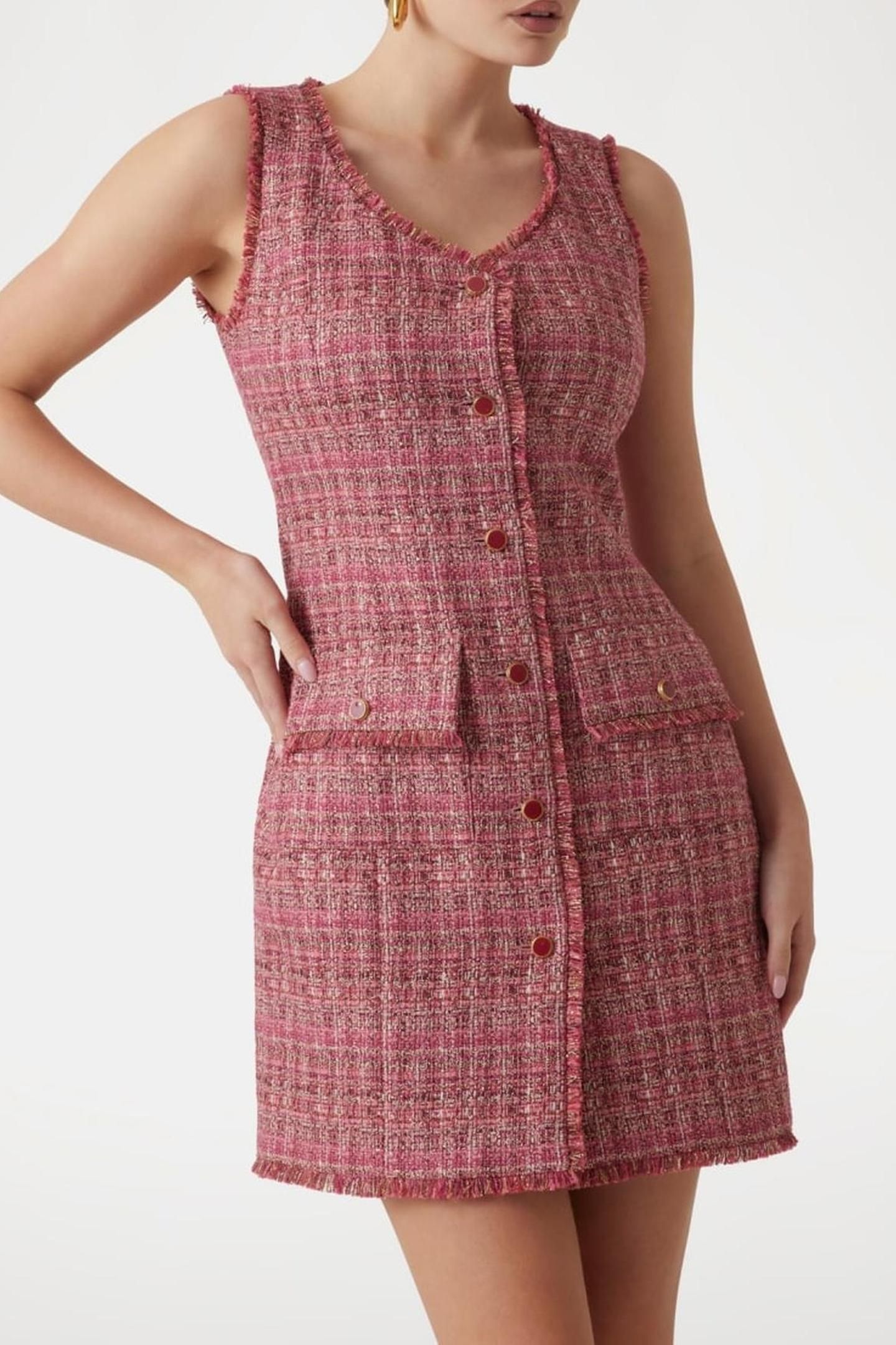 CLAUDIA SLIM DRESS FLOWERING PEONY TWEE 3