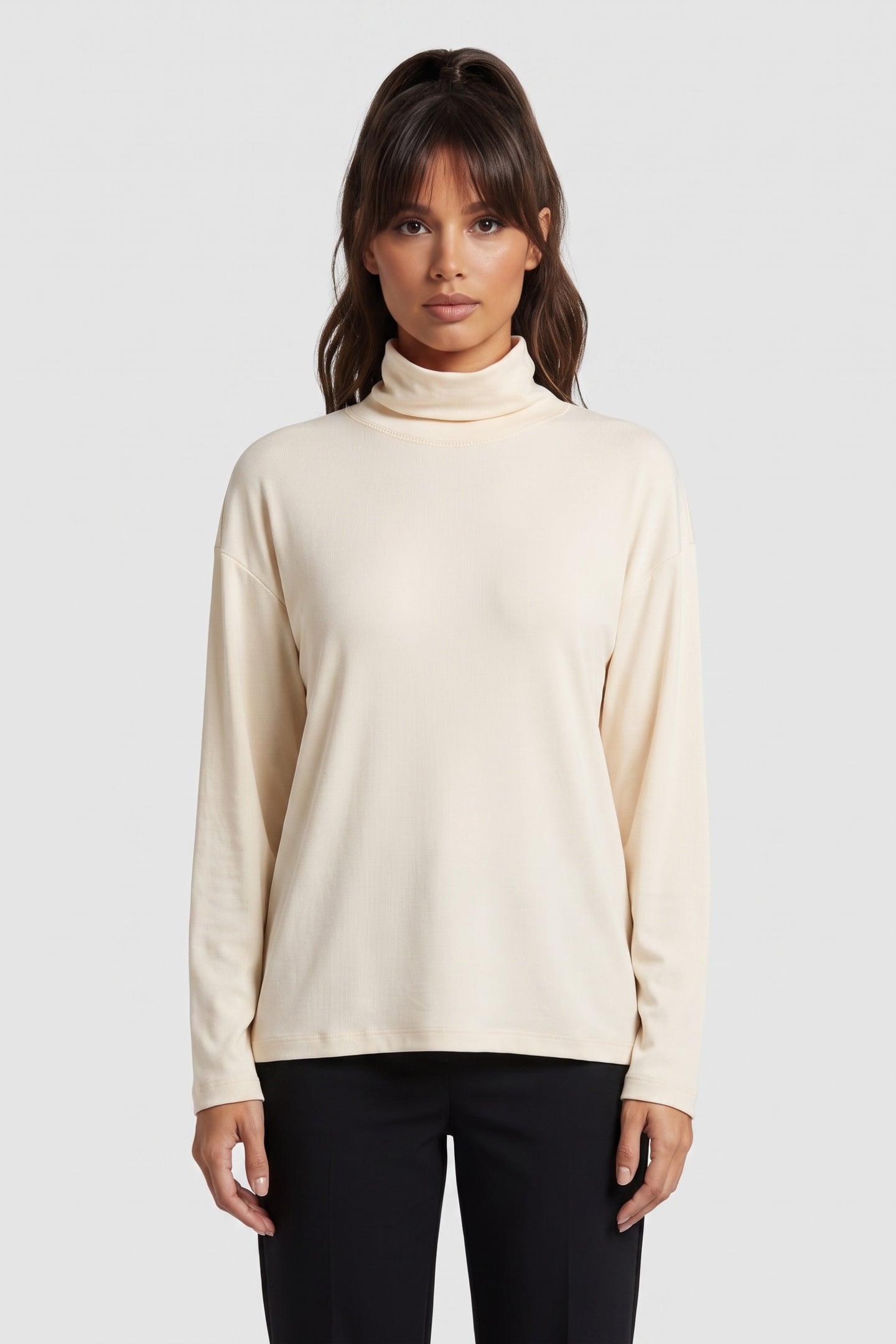 SALLA COTTON CREPE TURTLE WHITE 1