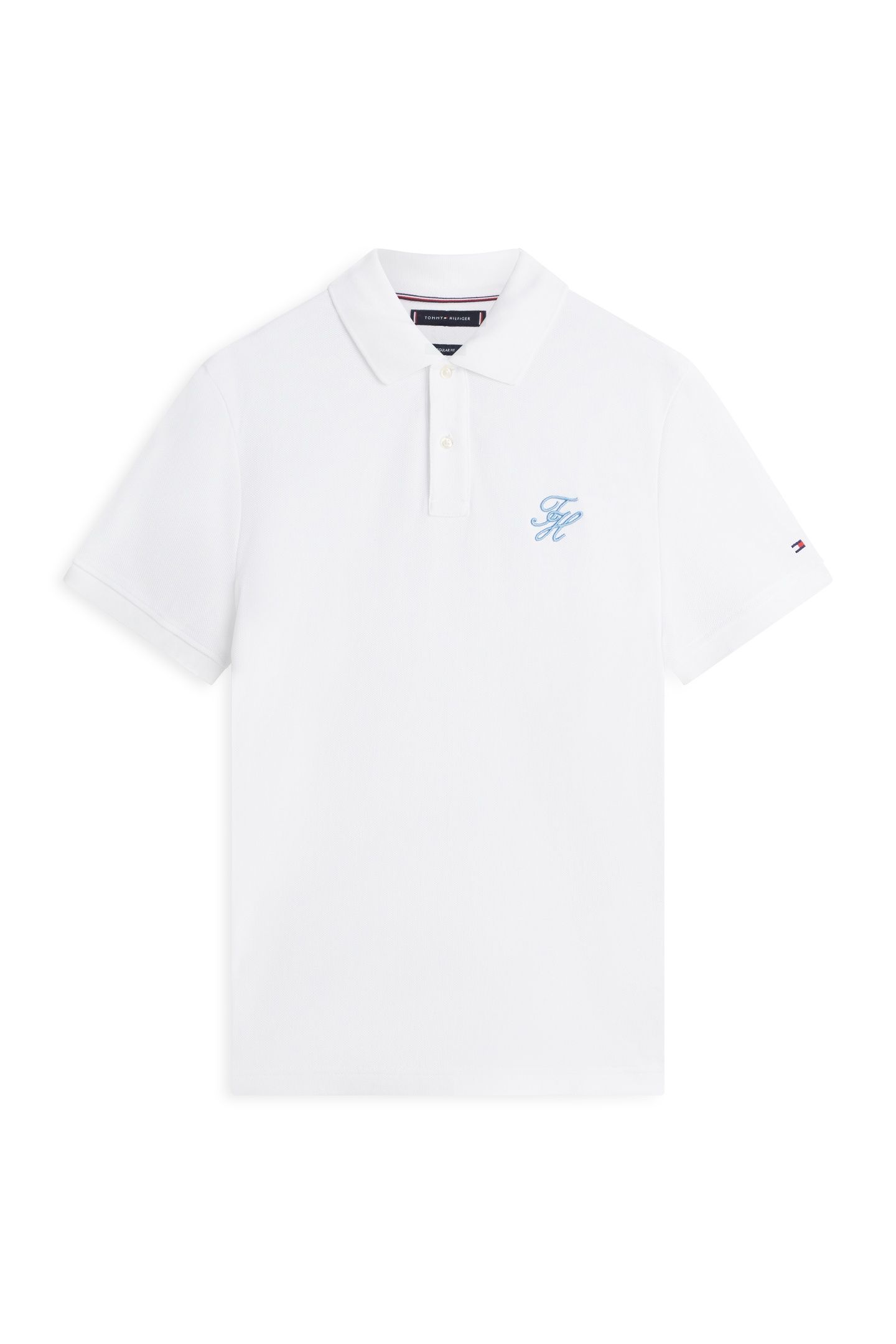 TH SCRIPT REGULAR POLO WHITE 4