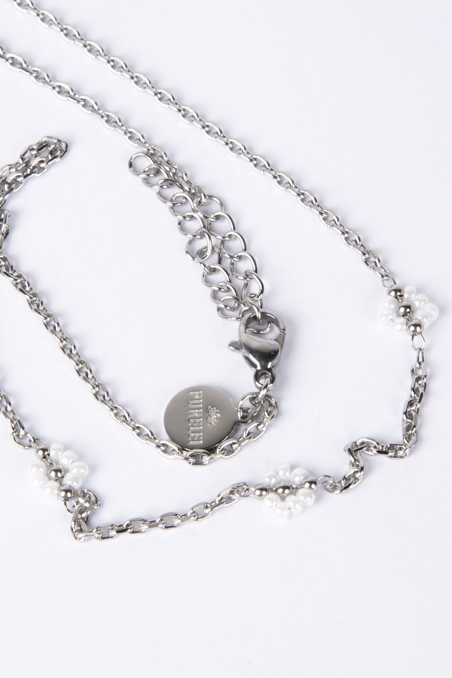 LINEN BLOSSOM KETTE SILVER 5