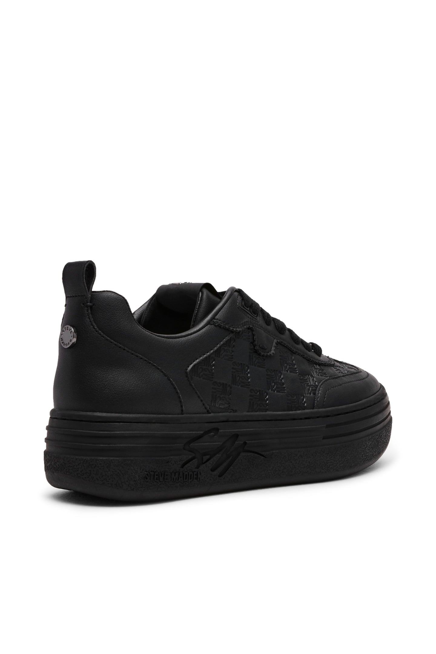 CATAPULT SNEAKERS BLACK ACTION LEATHER 3