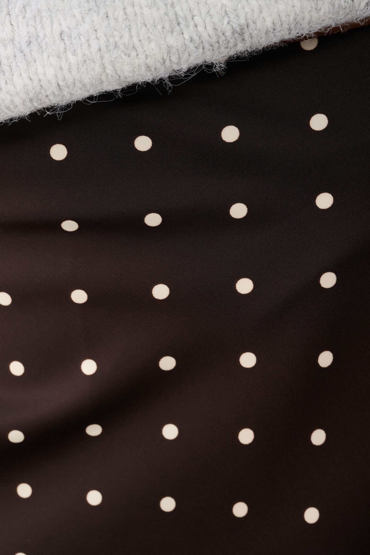 LM-SBPOLKA SLEEK SKIRT DARKBROWN 5