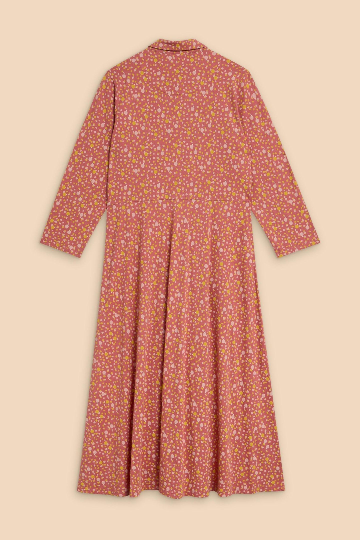 ADA JERSEY SHIRT DRESS PINK MULTI 5