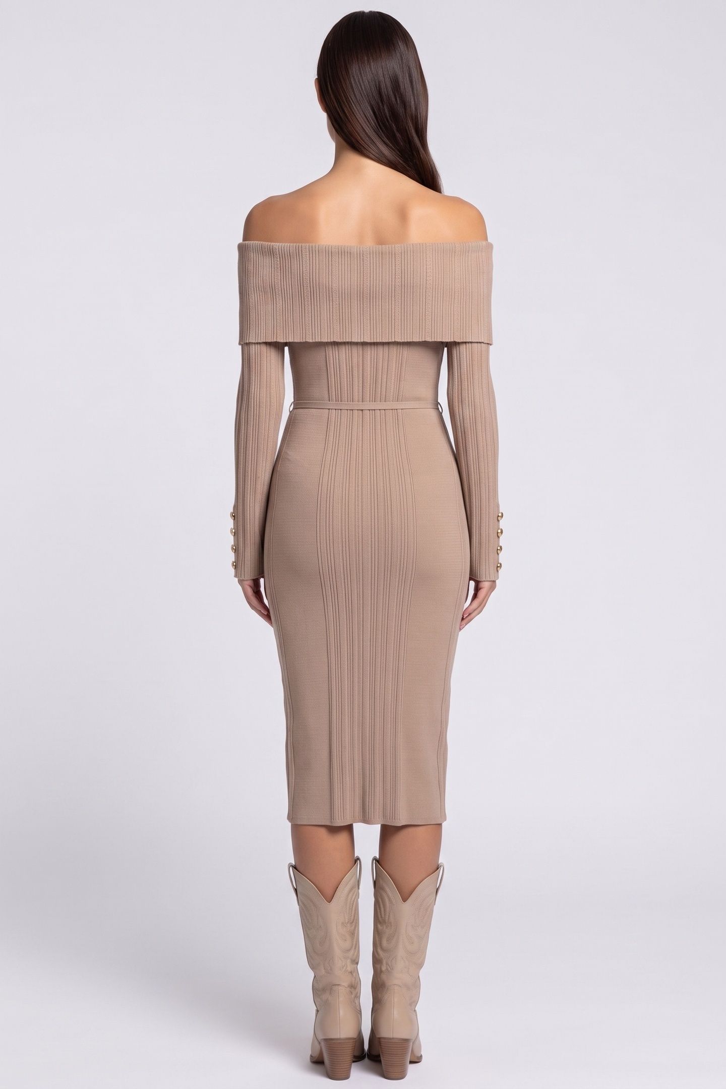 GIADA LS OFF SHOULDE NATURAL ALMOND 2