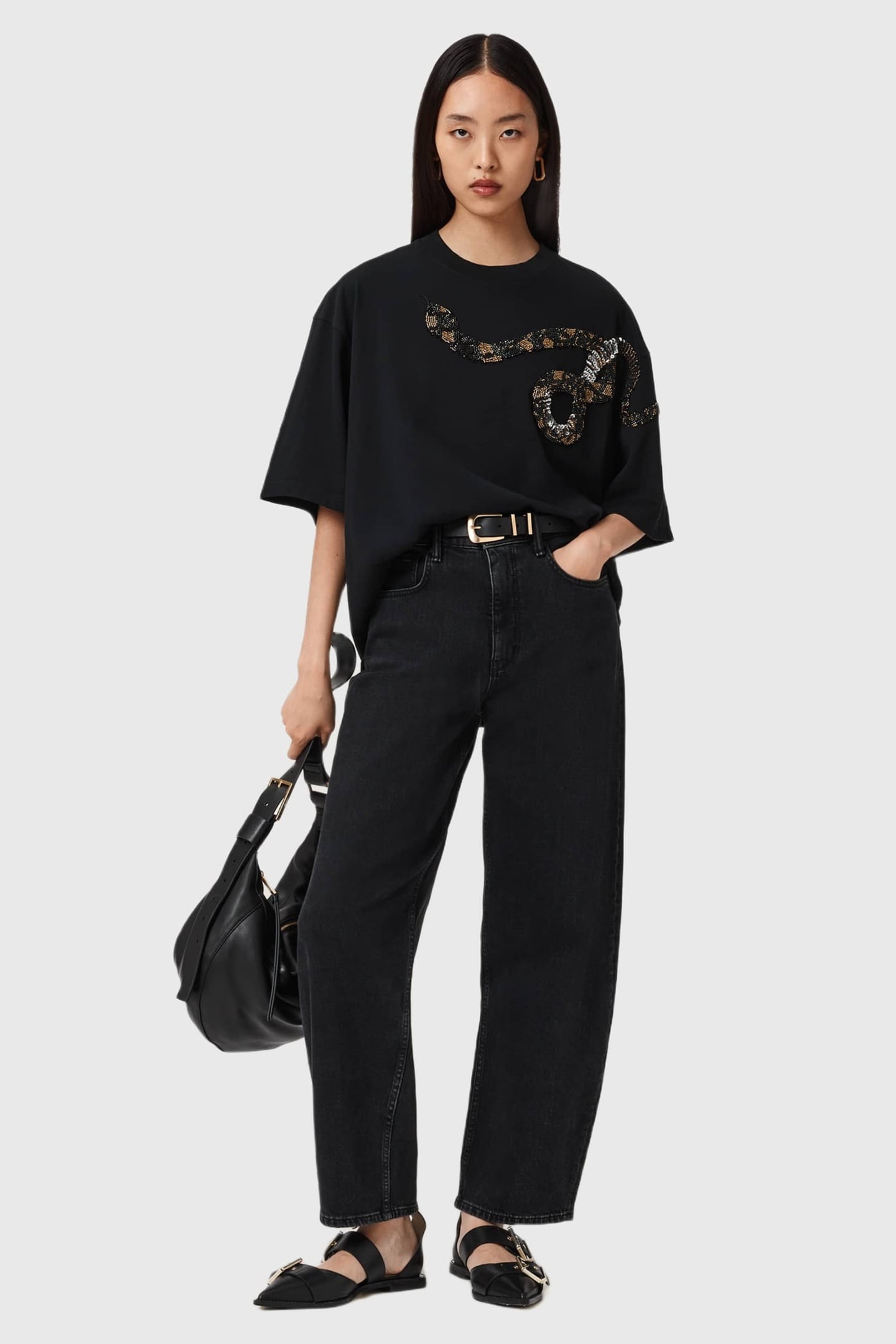 OUROS AMELIE TEE BLACK 3
