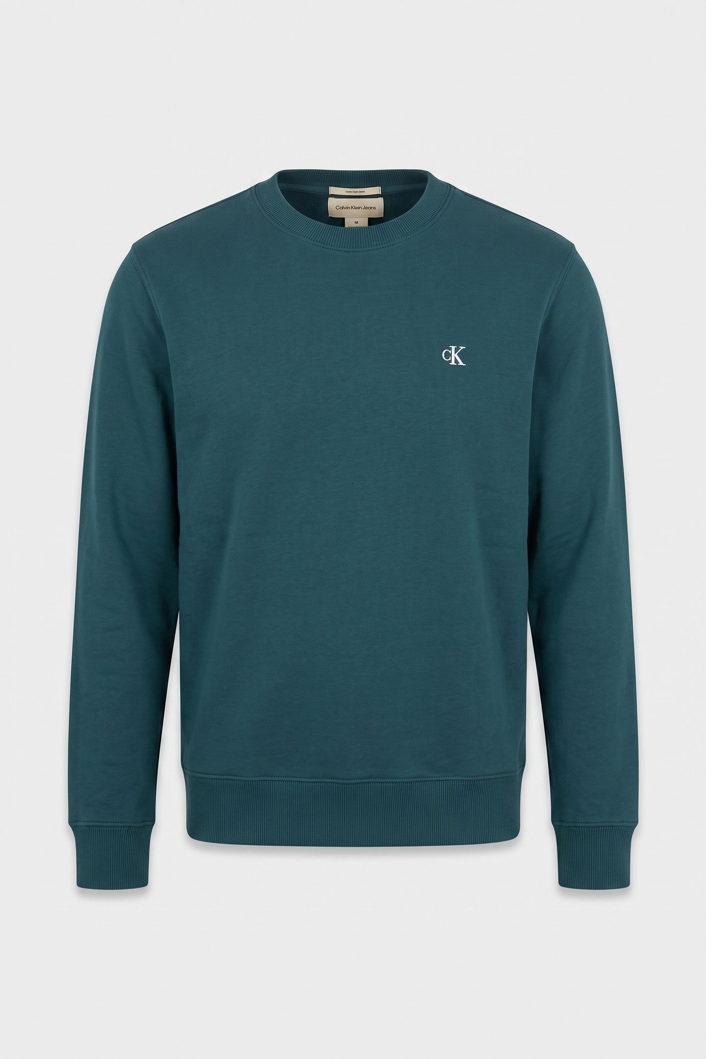 LONG SLEEVE CLASSIC 350GSM TERRY MONOGRAM TAHOE GREEN 3