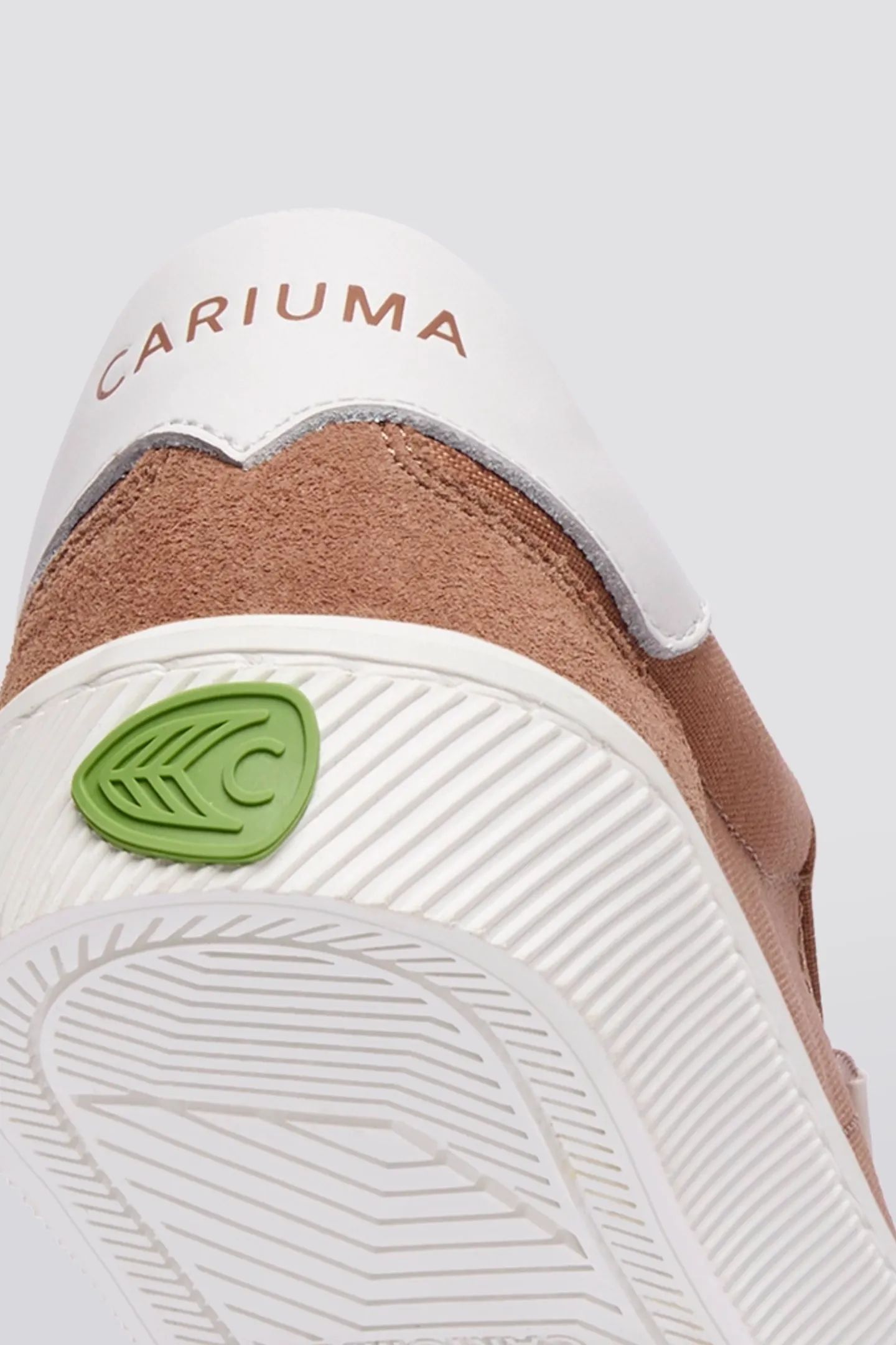 OCA NYLON AND SUEDE MOCHA MOUSSE 4