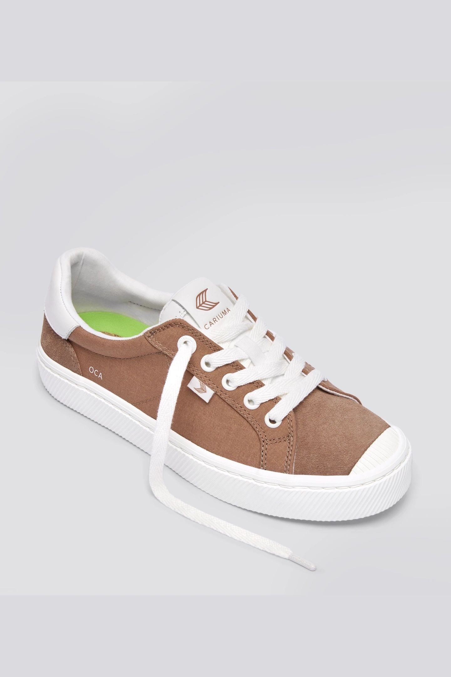 OCA NYLON AND SUEDE MOCHA MOUSSE 2