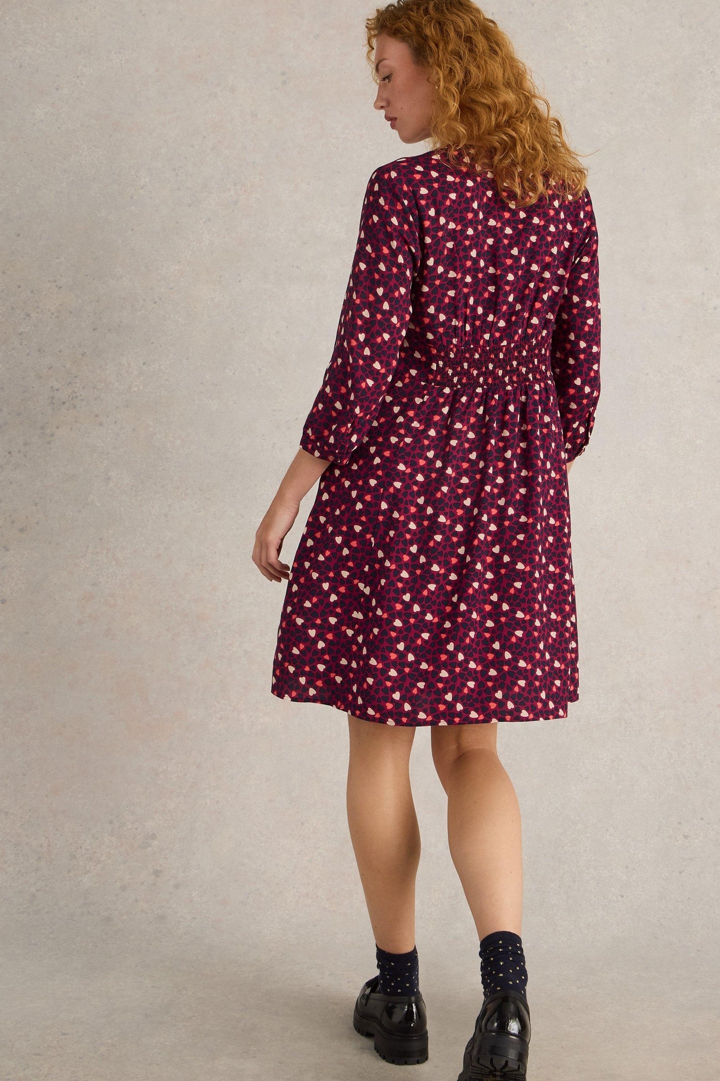 FRANCES DRESS PLUM PRINT 3