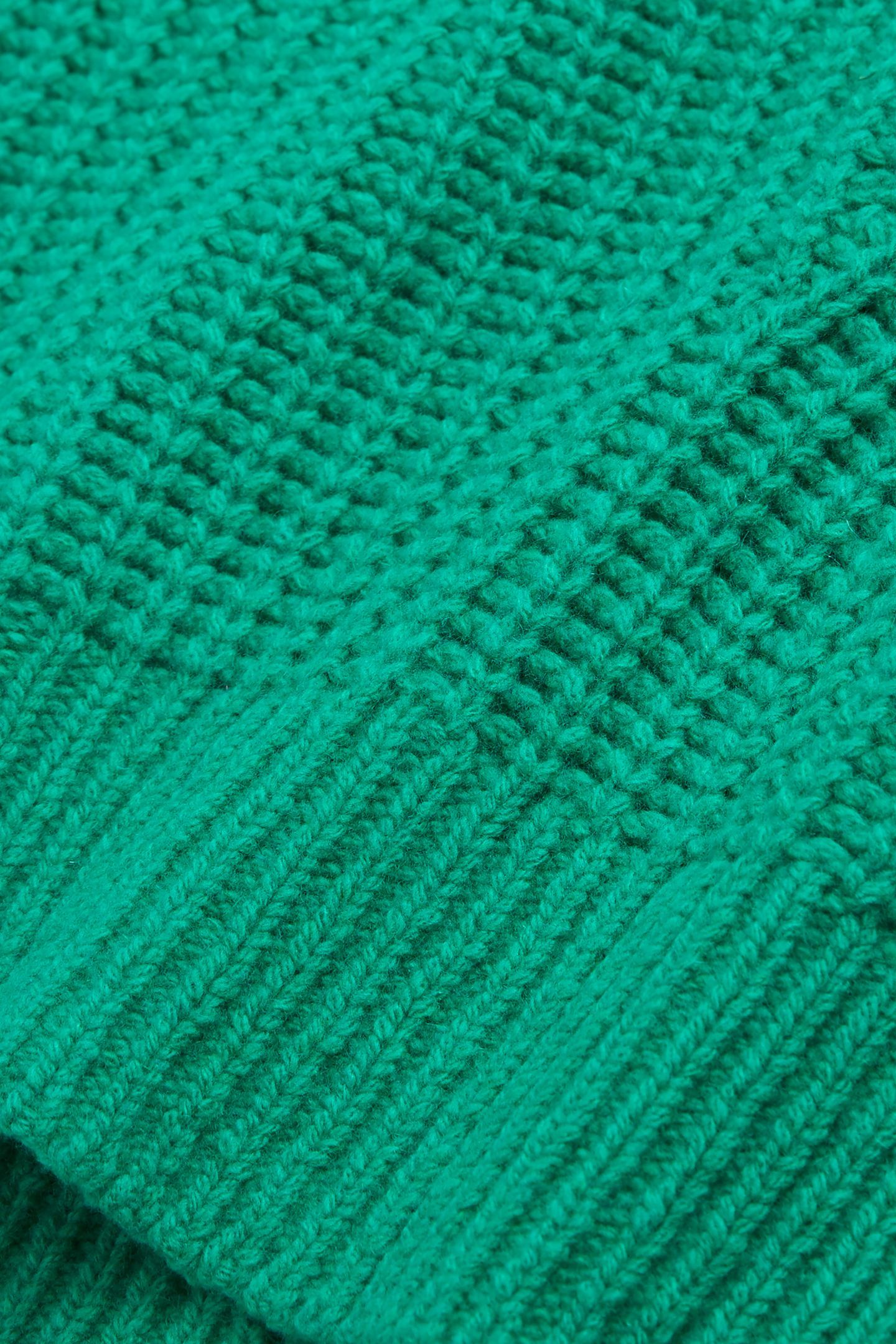 LONG-SLEEVED WOOL/NYLON SWEATER GREEN 6