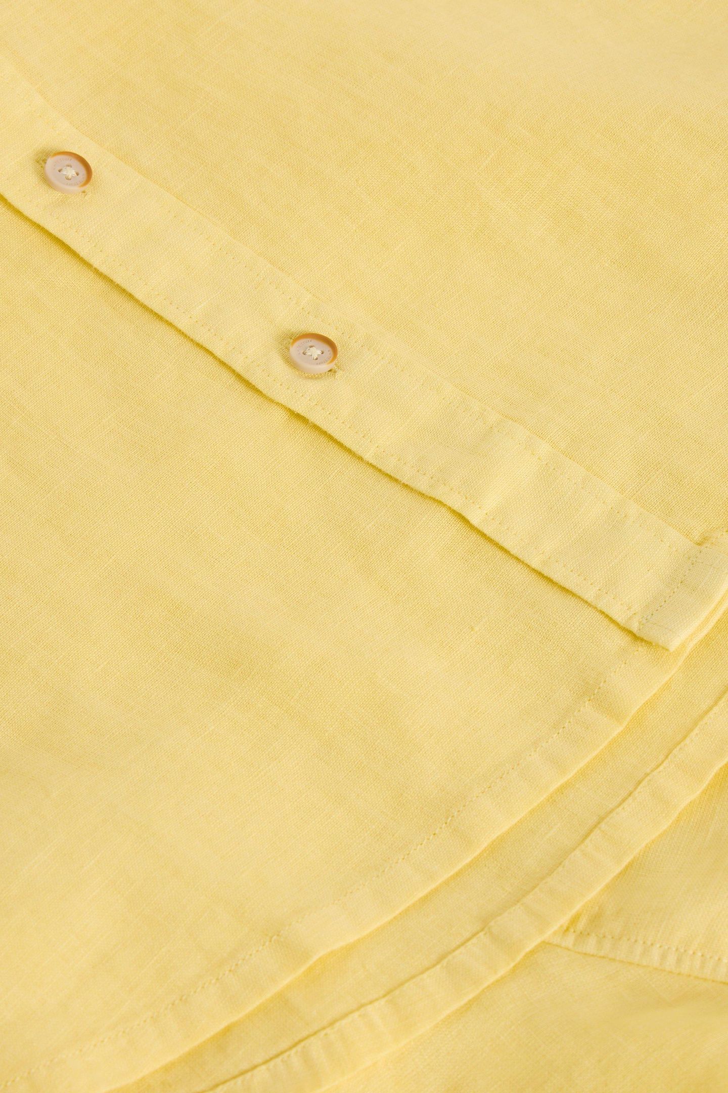 KESWICK SS LINEN SHIRT LIGHT YELLOW 5