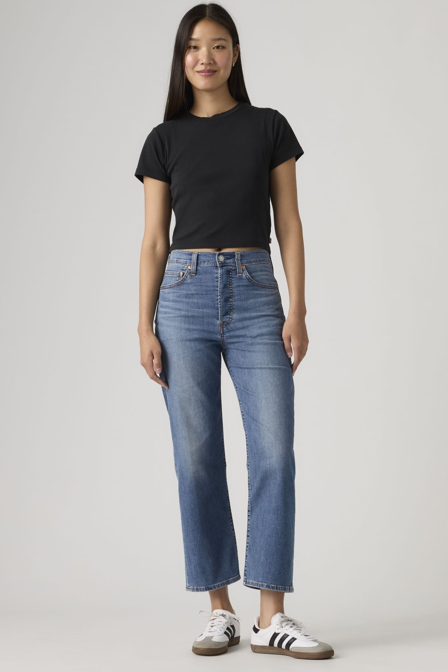 RIBCAGE STRAIGHT ANKLE LIGHTWEIGHT JEANS 1