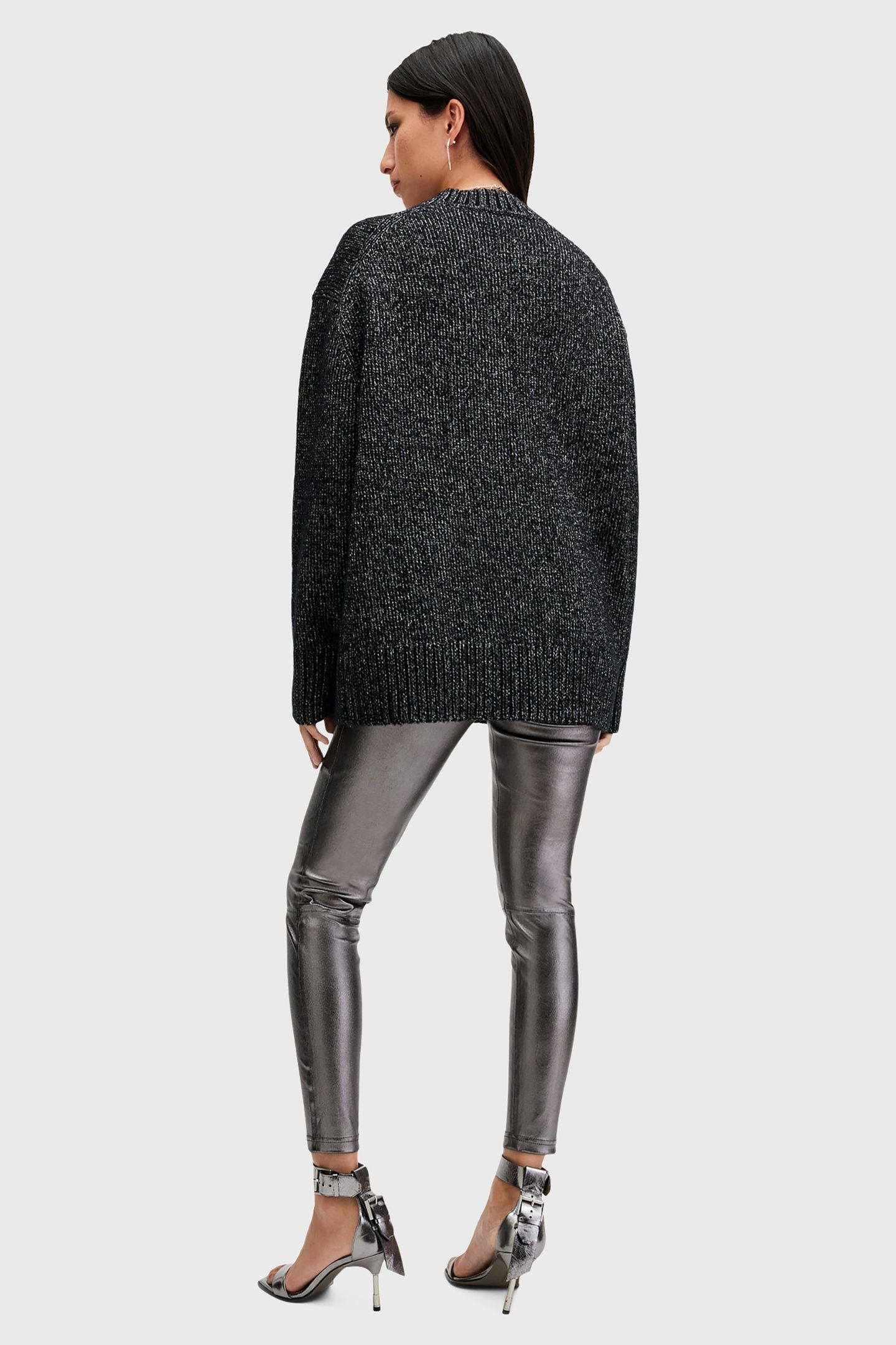 CORA LEATHER LEGGING GUNMETAL 3