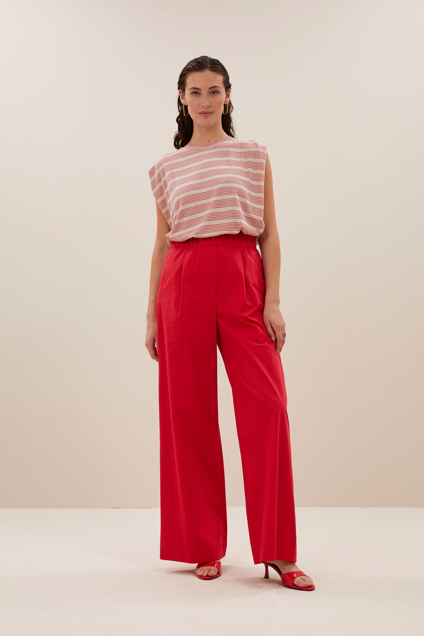 DIEDE NAUTIC STRIPE TOP RED NAUTIC STRIPE 2